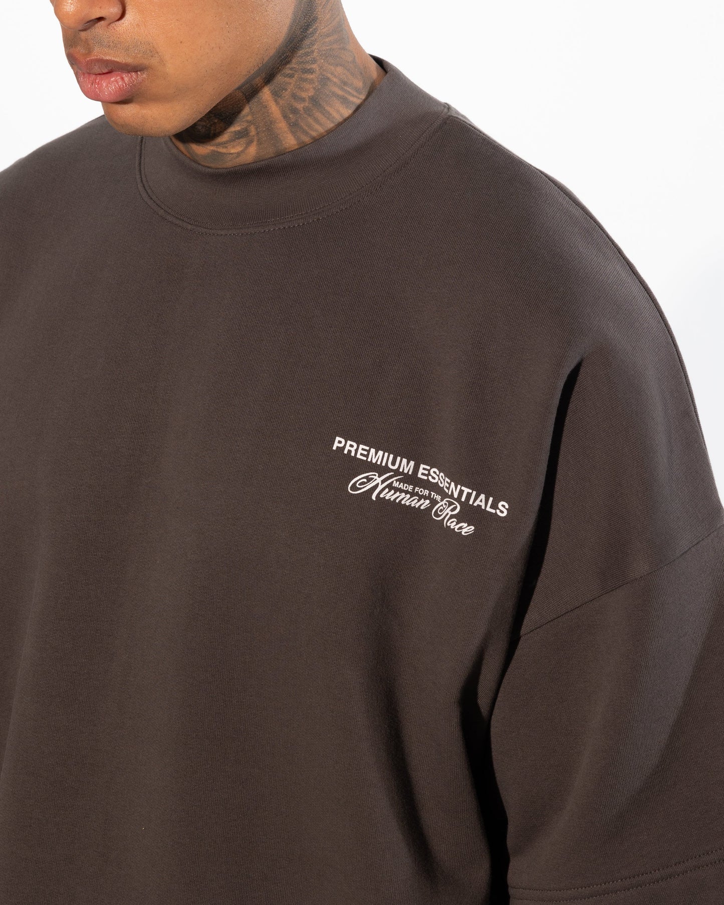 Loiter Essential Spire T-Shirt Charcoal