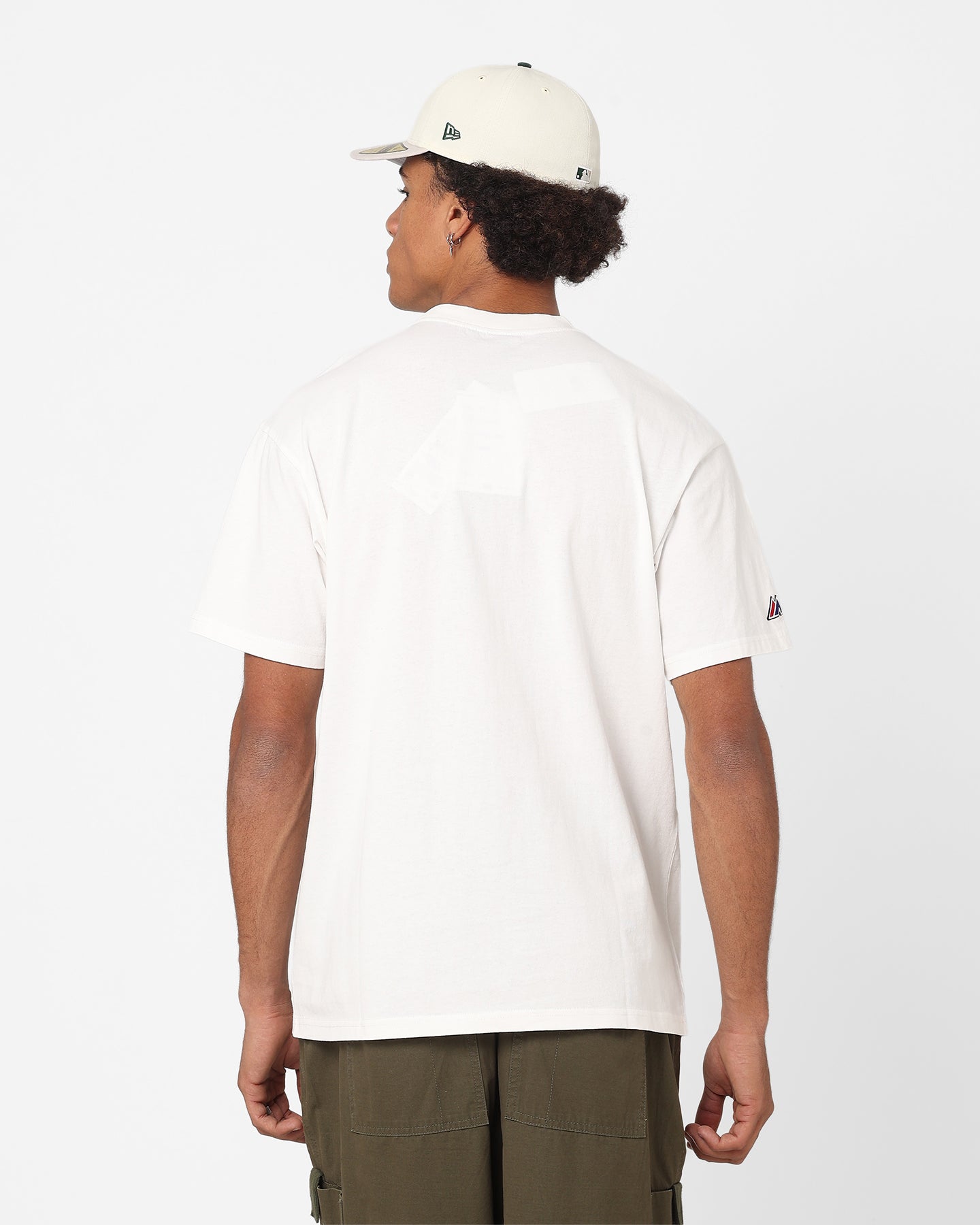 Majestic Athletic New York Yankees Script Arch T-Shirt Vintage White