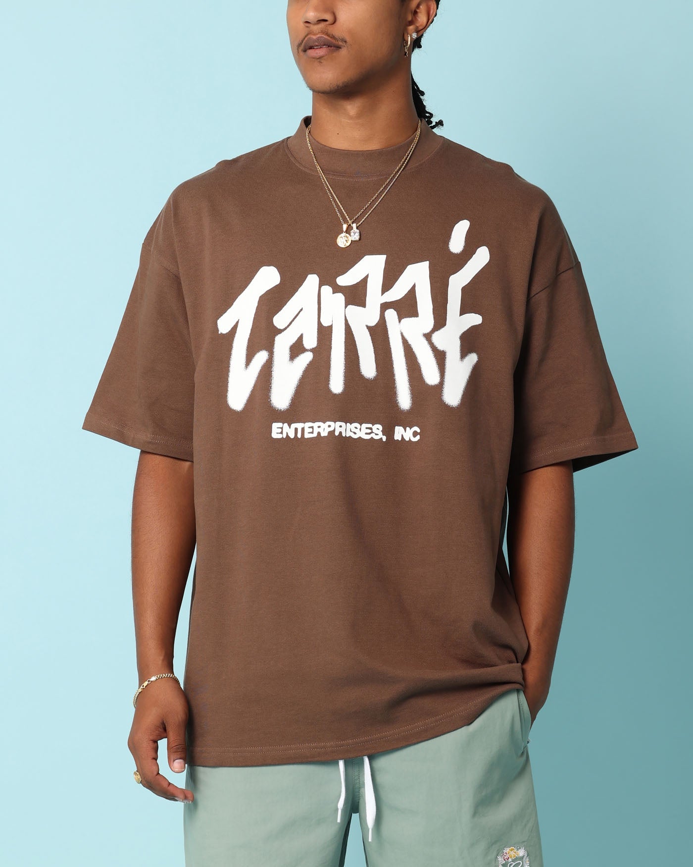 Carr√© Enterprise Oversized T-Shirt Brown