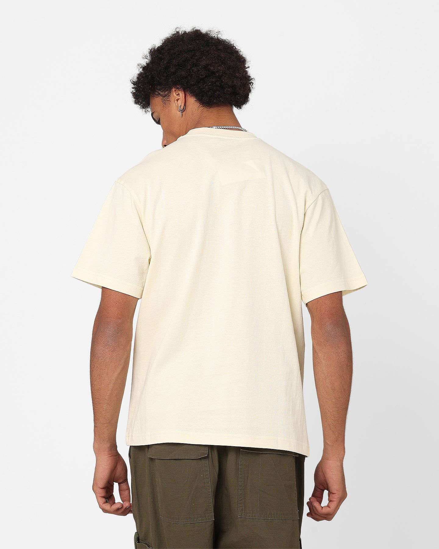 Mitchell & Ness Vancouver Grizzlies Bear On Tear T-Shirt Cream