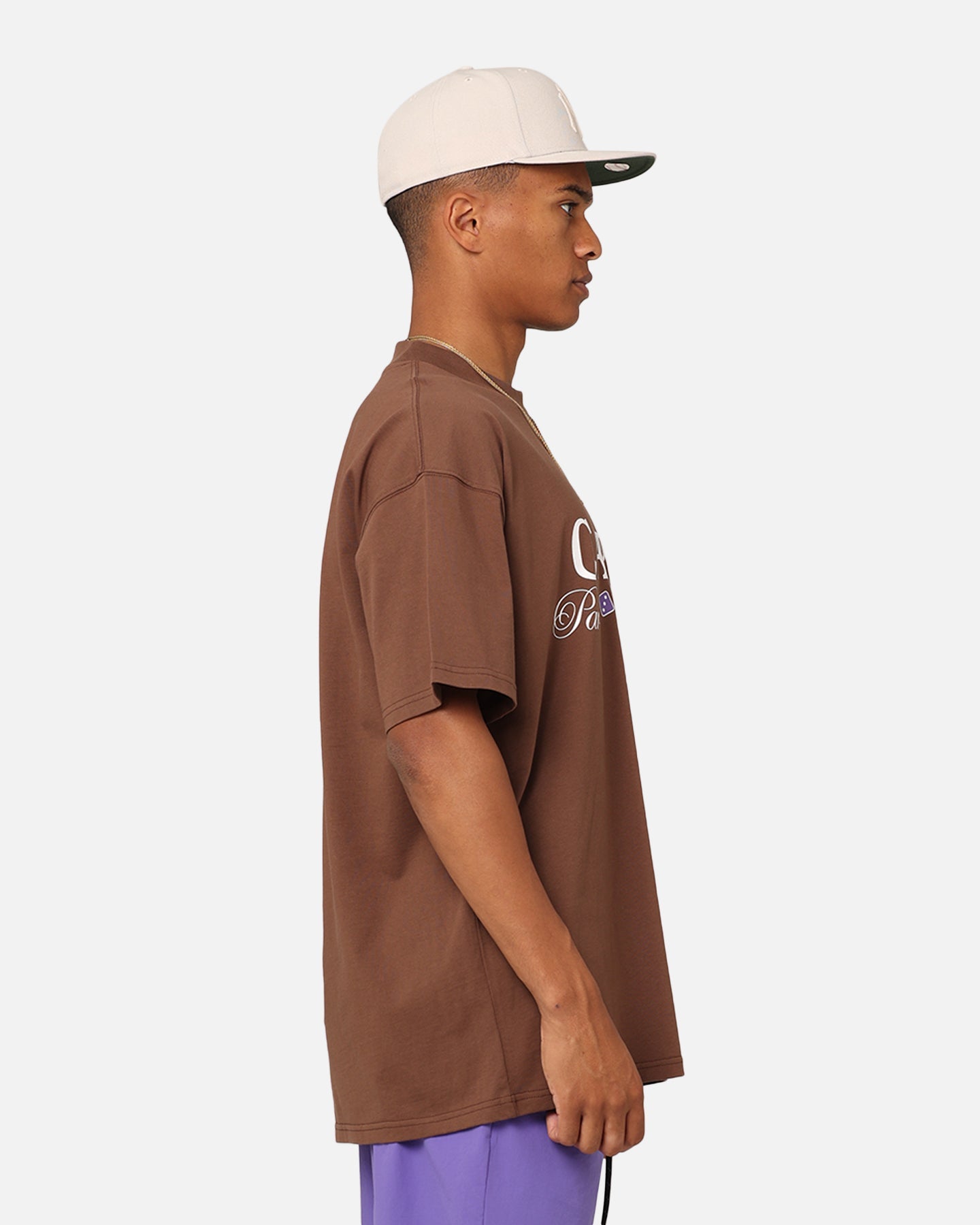 Carre Shooters Oversized T-Shirt Dark Brown
