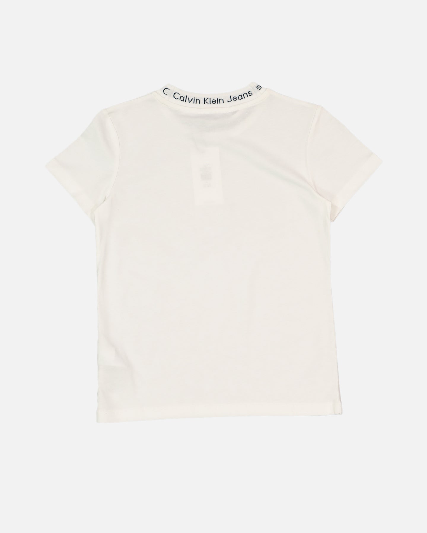 Calvin Klein Kids' Intarsia 2 Pack T-Shirt White/Black Style001