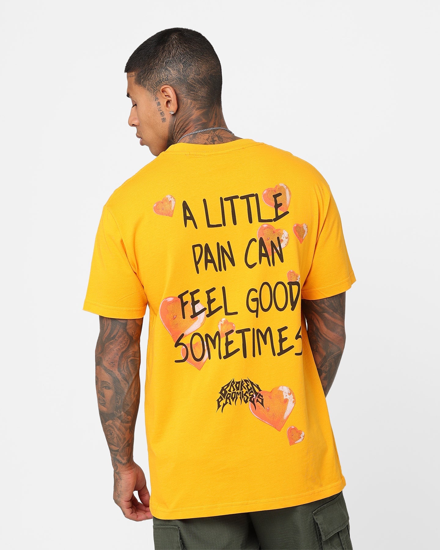Broken Promises Little Pain T-Shirt Gold