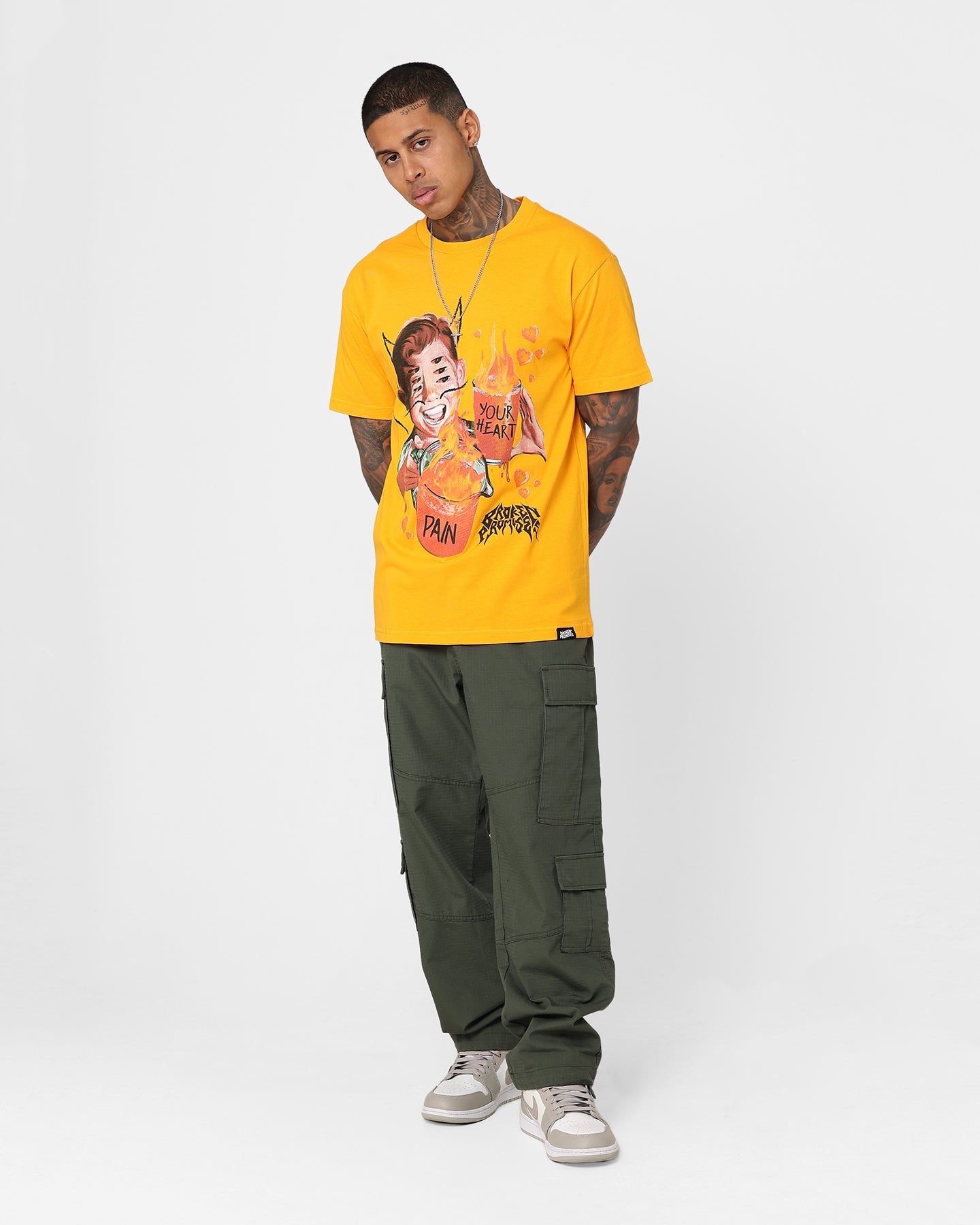Broken Promises Little Pain T-Shirt Gold