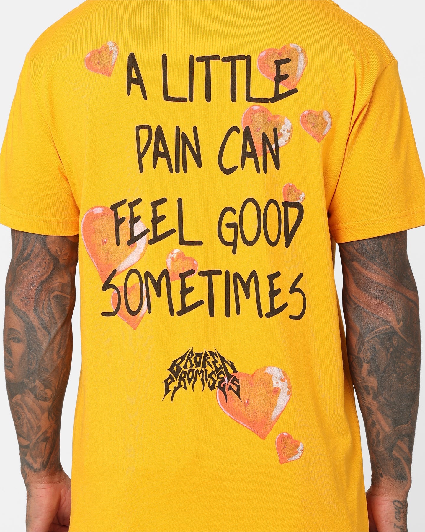 Broken Promises Little Pain T-Shirt Gold