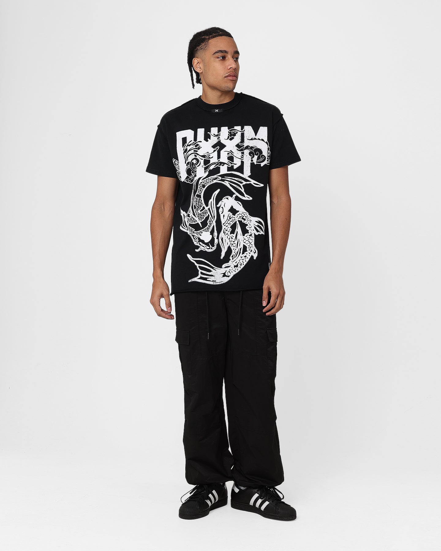 DXXMLIFE Koizen Oversized Vintage T-Shirt Vintage Black
