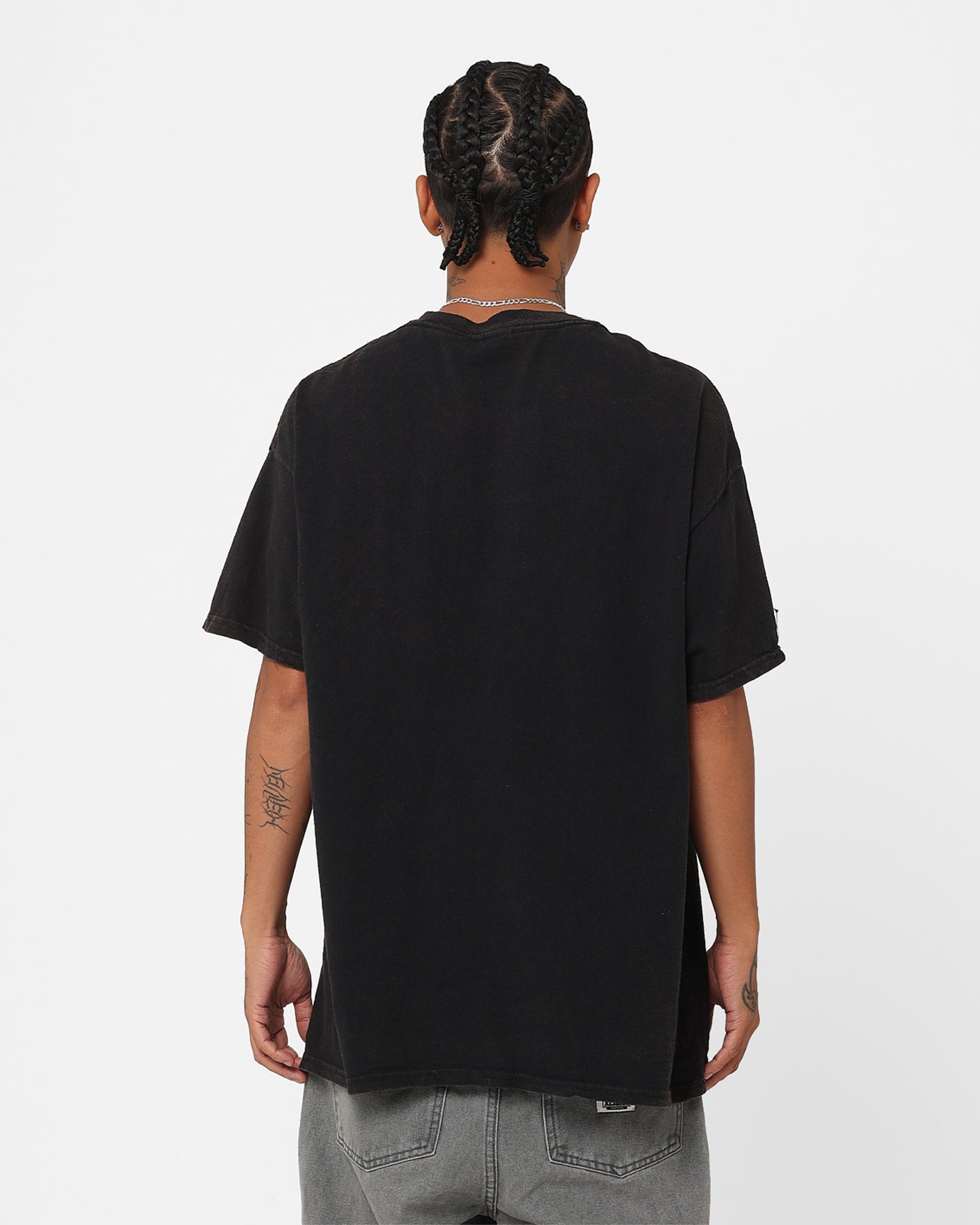Goat Crew X Rob The Reaper T-Shirt Black Wash