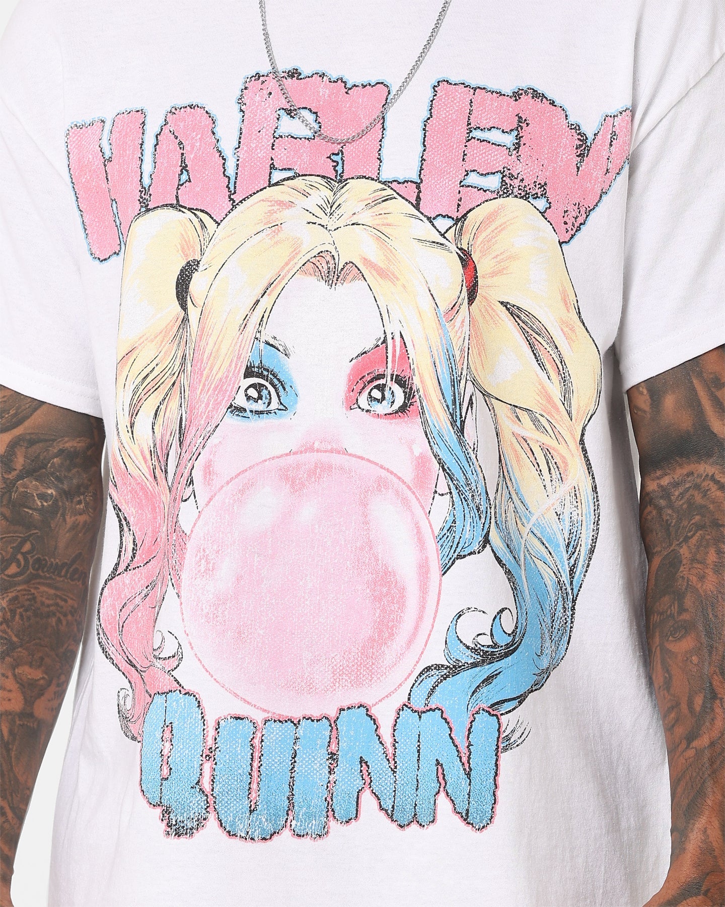 Goat Crew X DC Batman Harley Quinn T-Shirt White