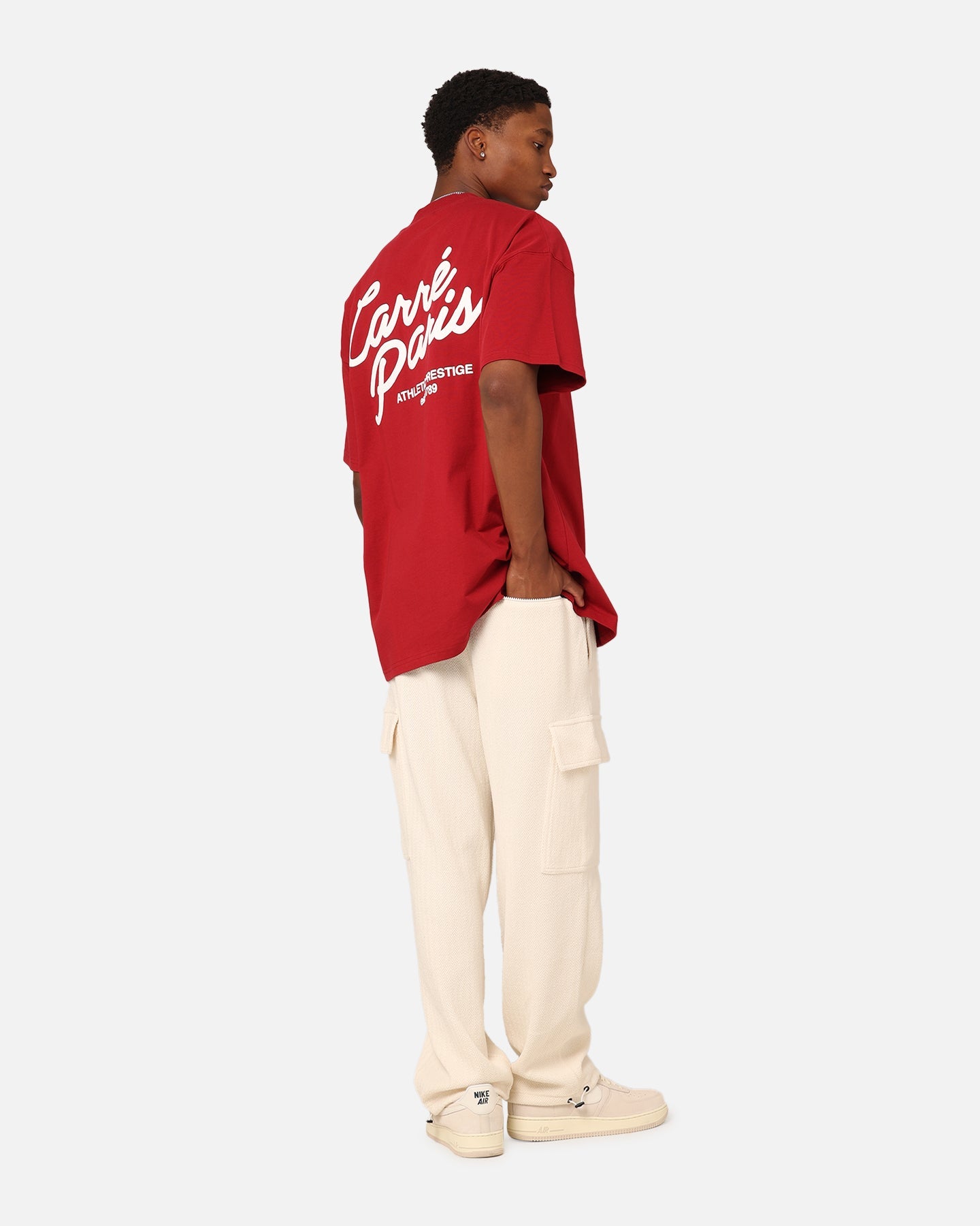Carre Athletic Heritage Oversized T-Shirt Crimson