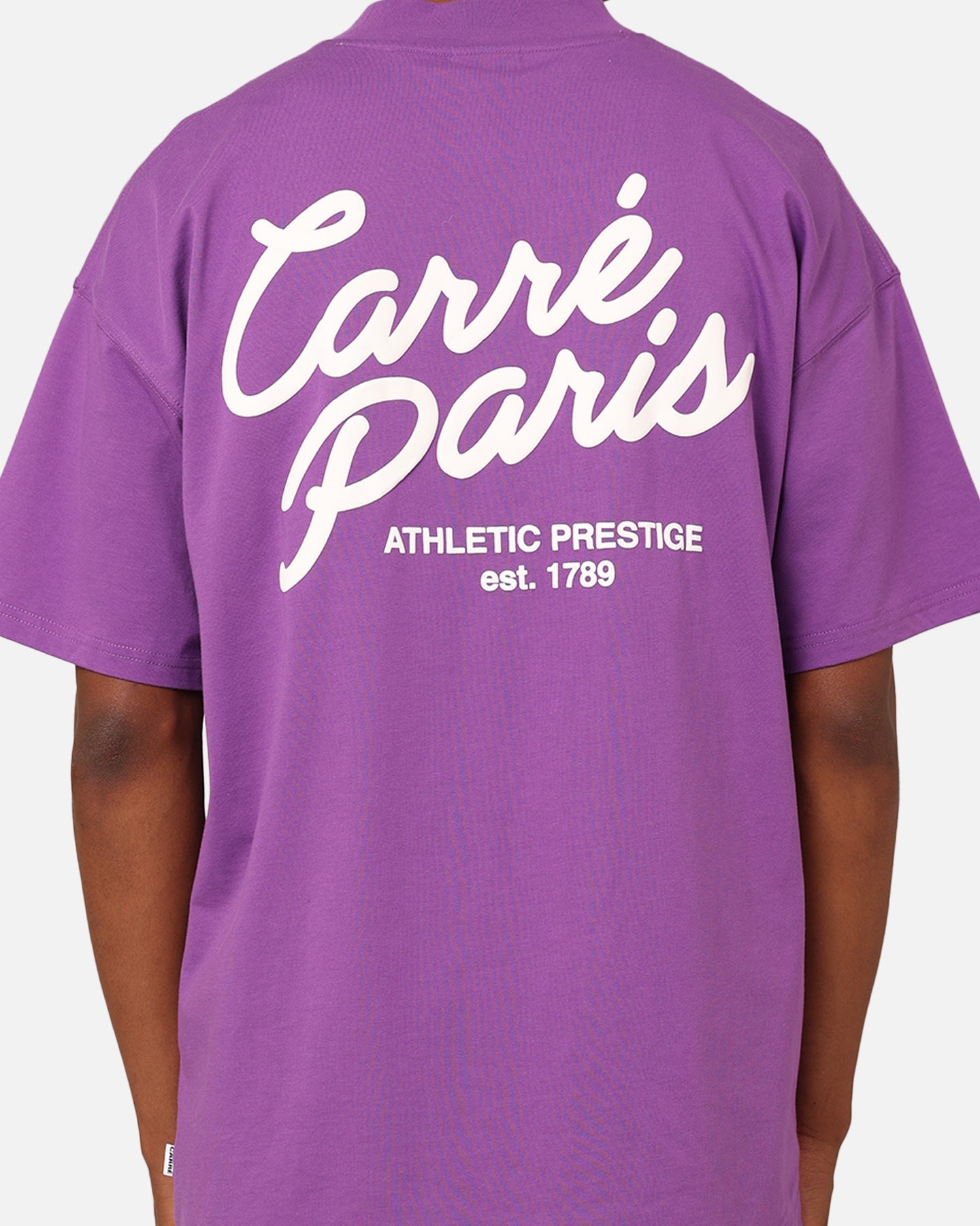 Carre Athletic Heritage Oversized T-Shirt Purple