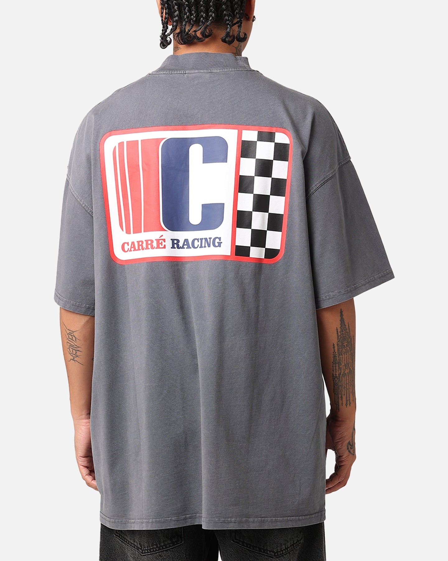 Carre Course Oversized T-Shirt Vintage Grey