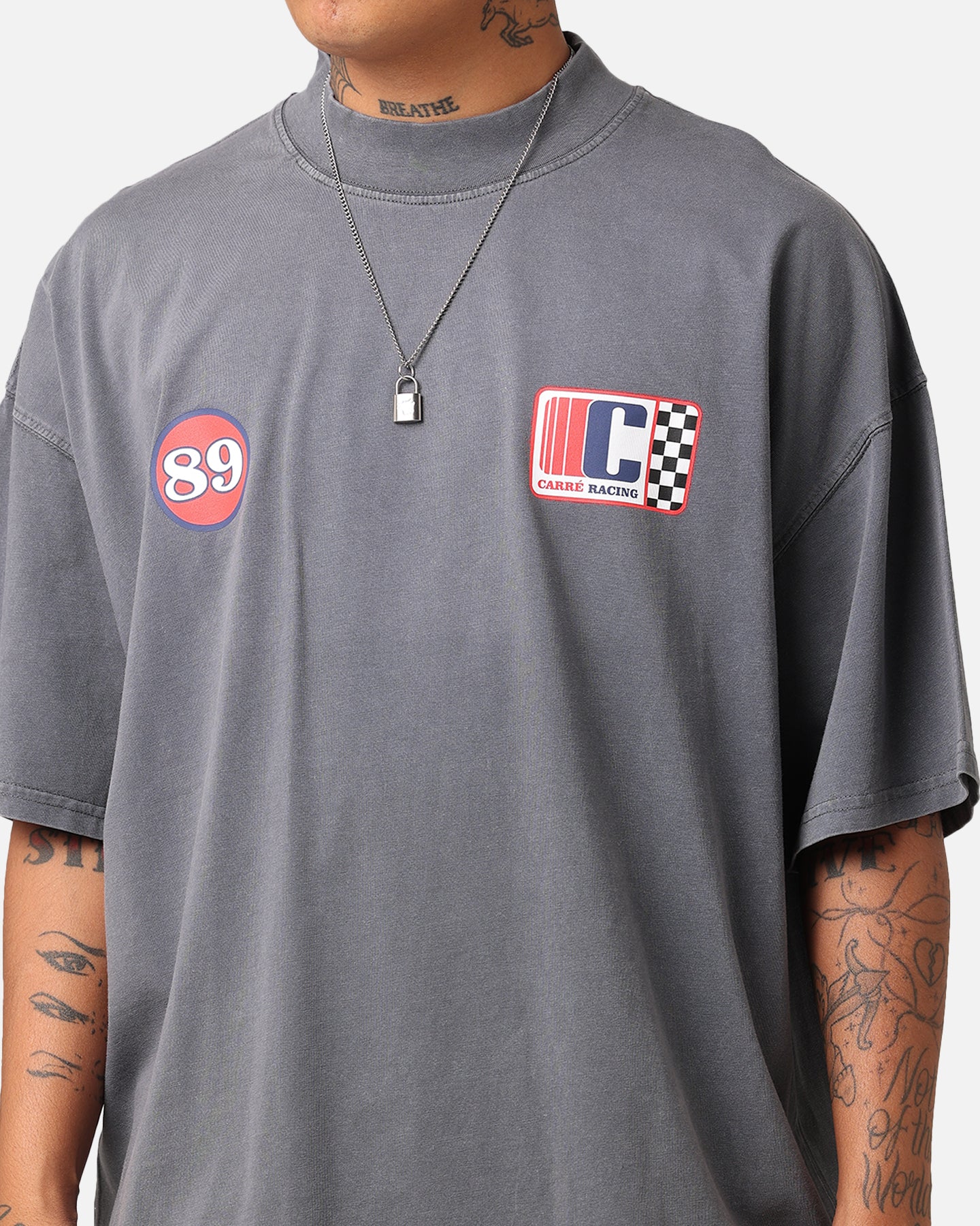 Carre Course Oversized T-Shirt Vintage Grey