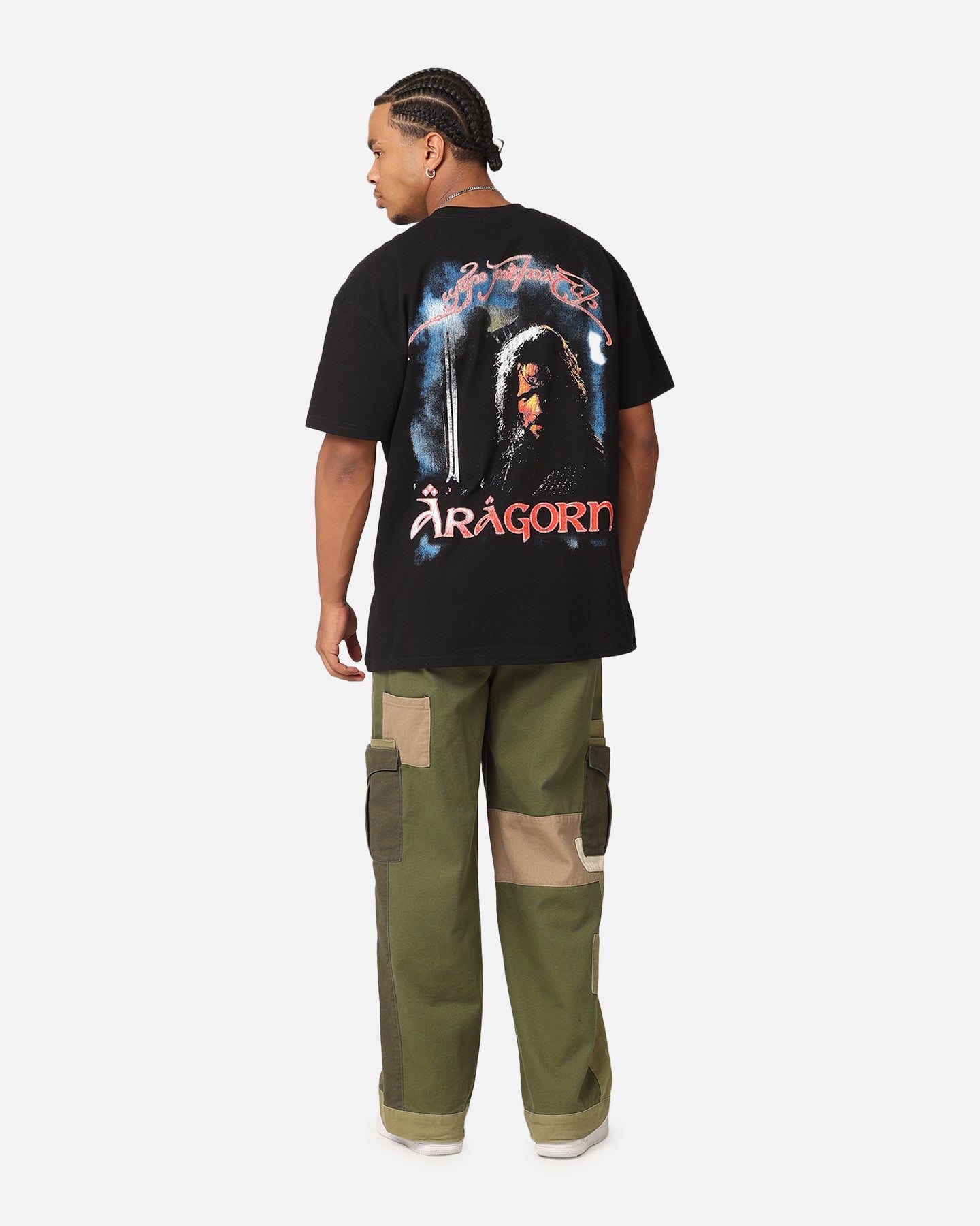 American Thrift X The Lord Of The Ring Aragorn Heavy T-Shirt Black