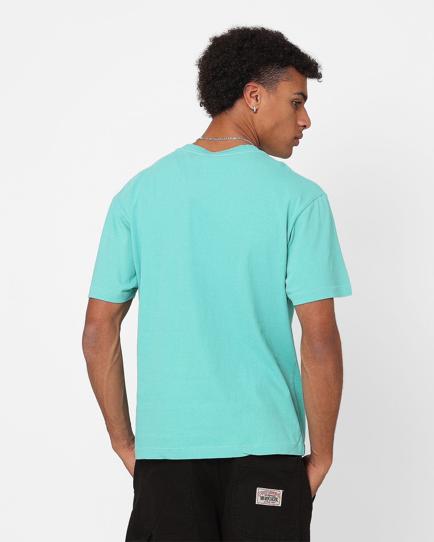 Mitchell & Ness San Antonio Spurs Brush Off T-Shirt Aqua