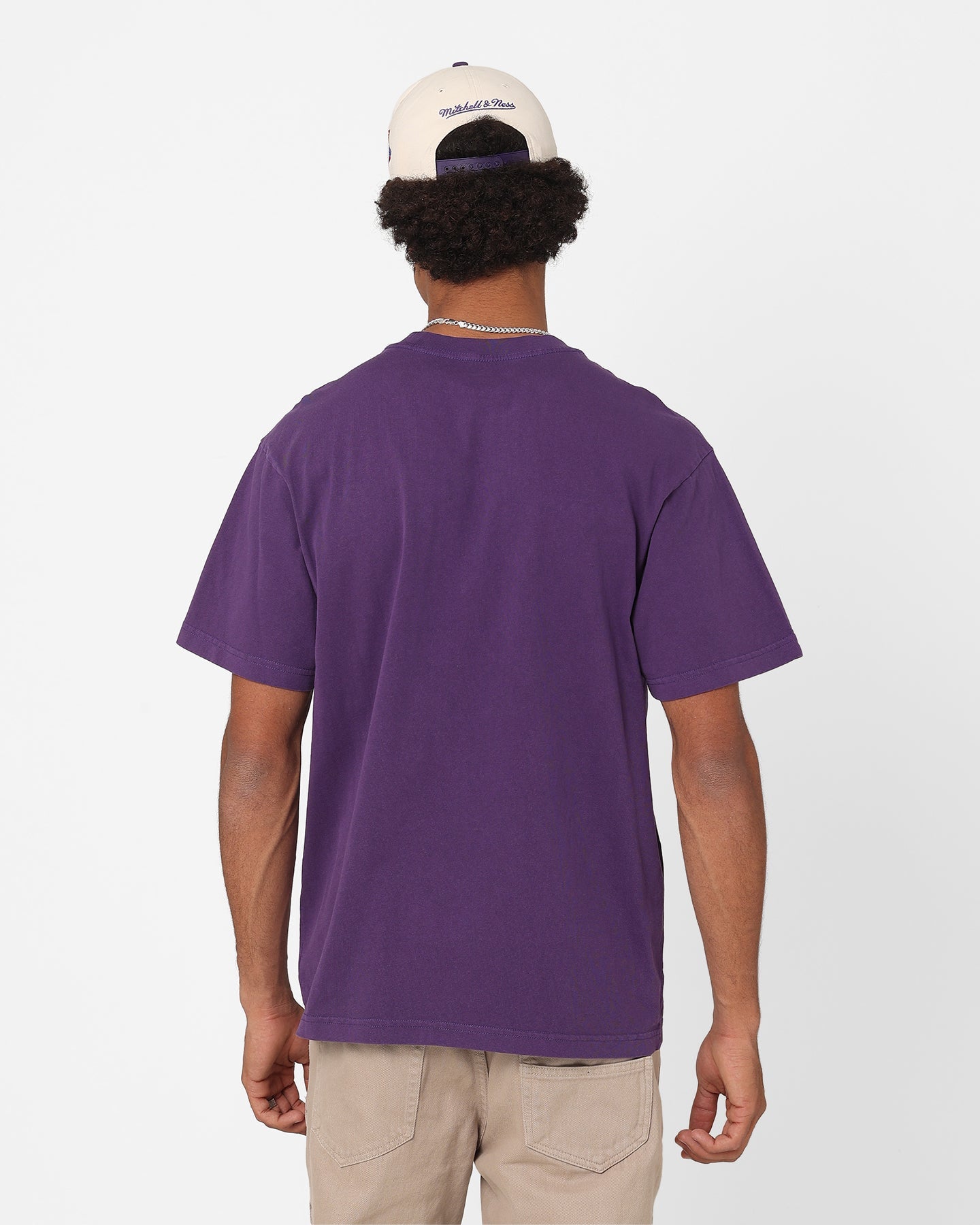 Mitchell & Ness Los Angeles Lakers NBA Champs T-Shirt Dark Purple