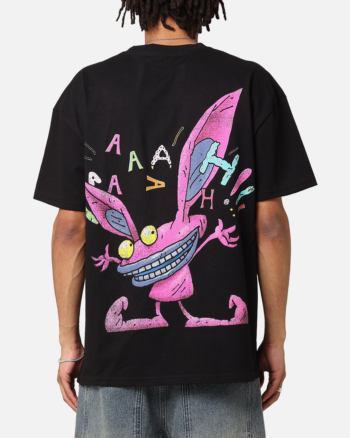 American Thrift x Aaahh!!! Real Monsters Monsters Heavyweight Vintage T-Shirt Black