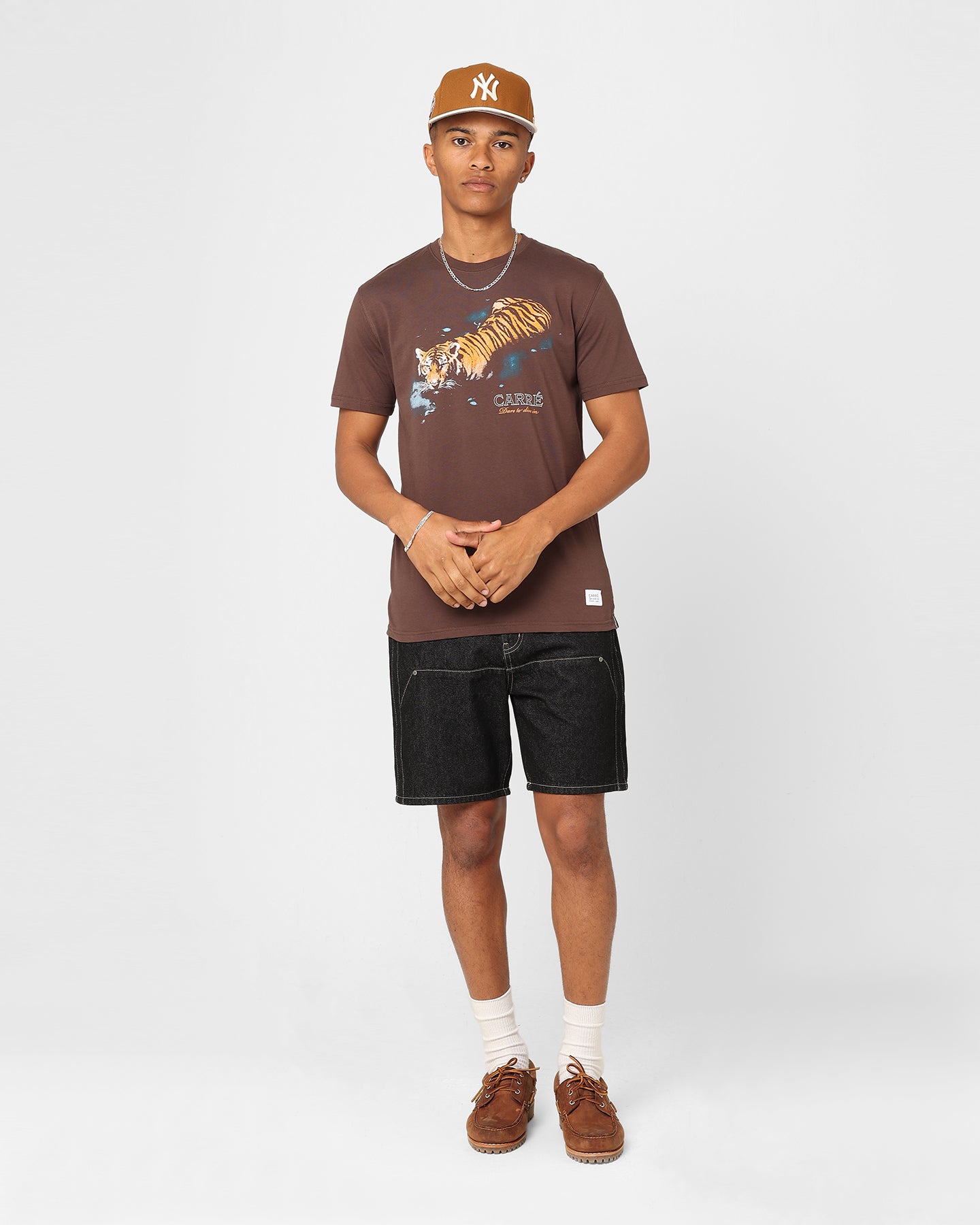 Carre Dare To Dive T-Shirt Brown