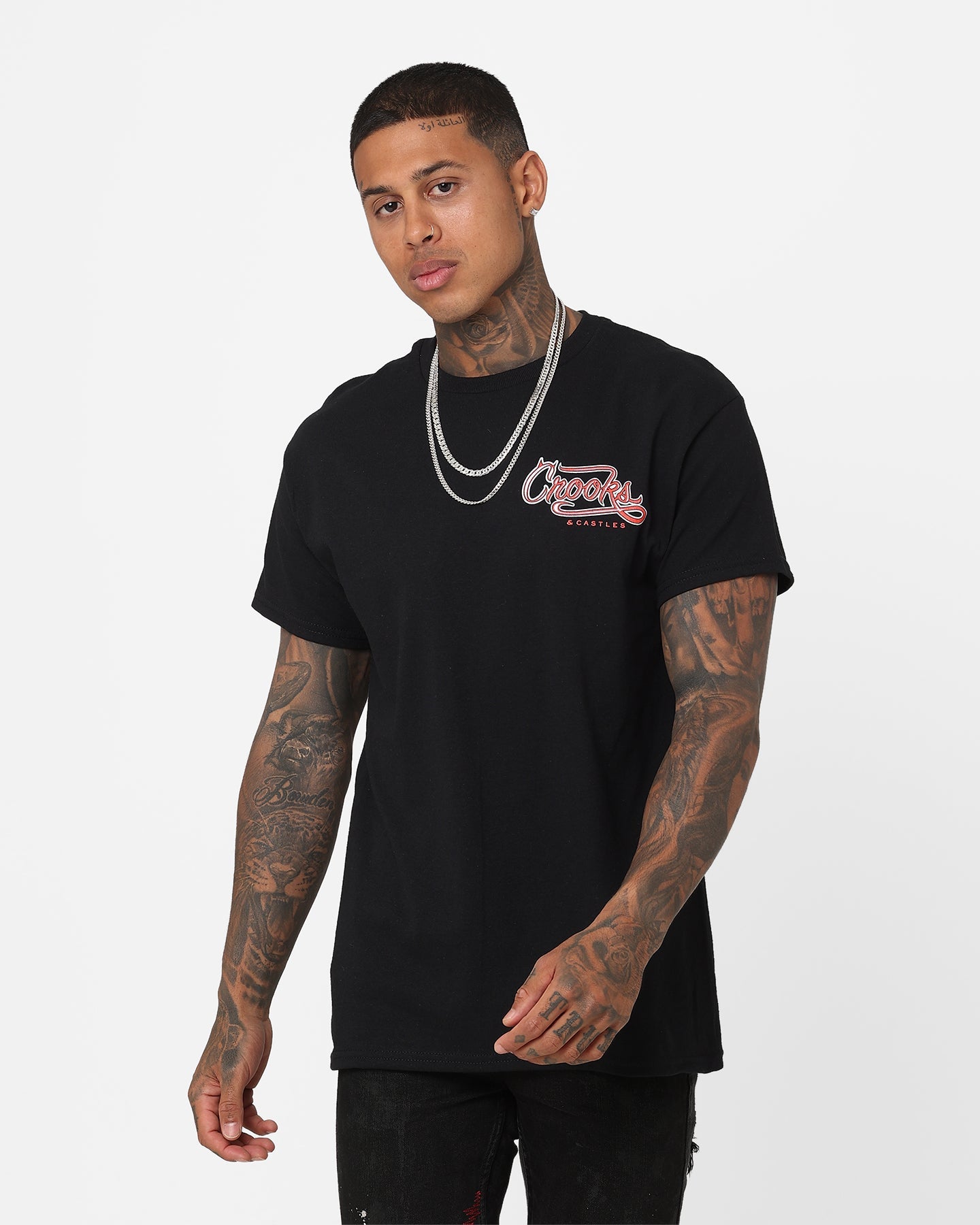 Crooks & Castles Cunning T-Shirt Black