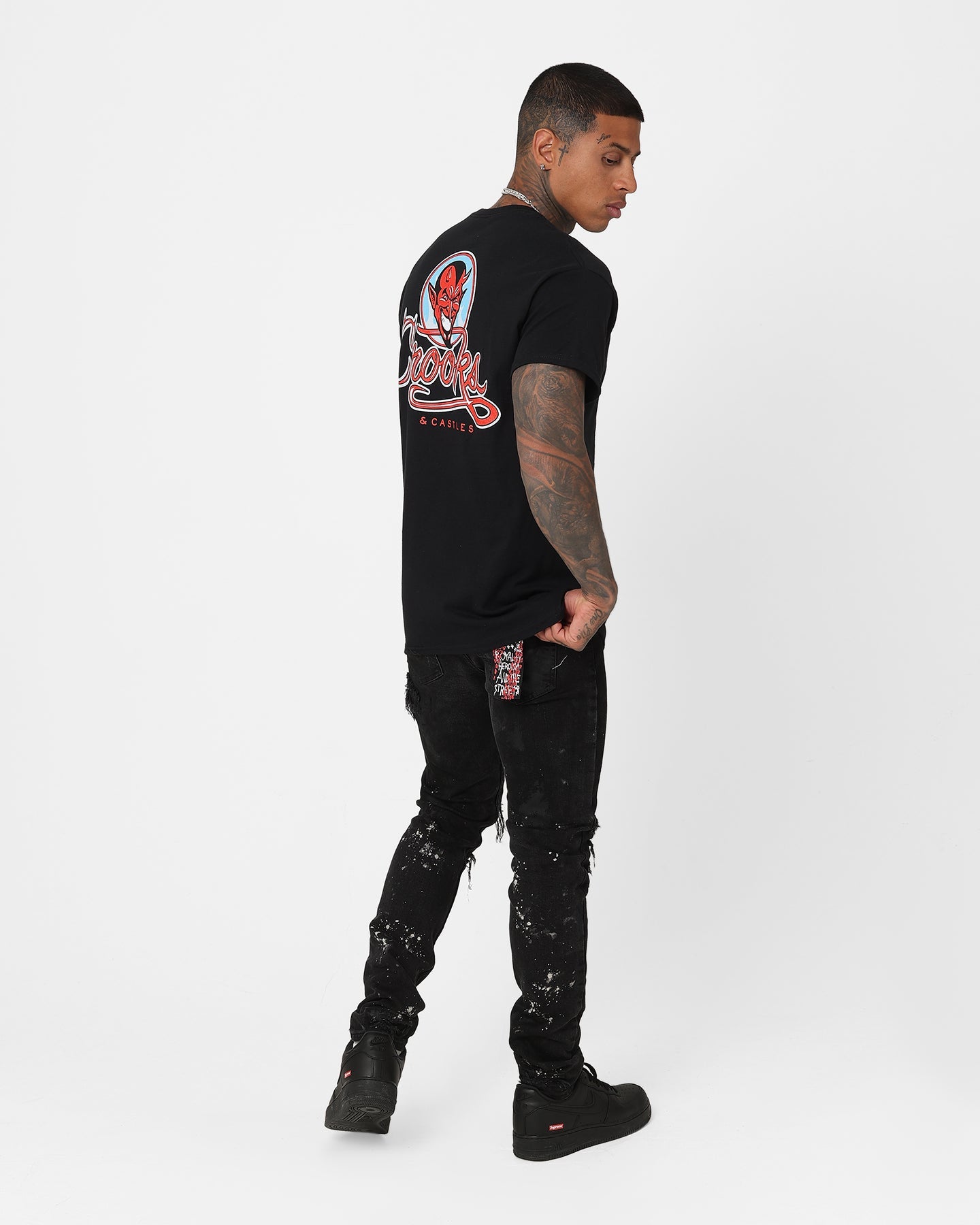Crooks & Castles Cunning T-Shirt Black