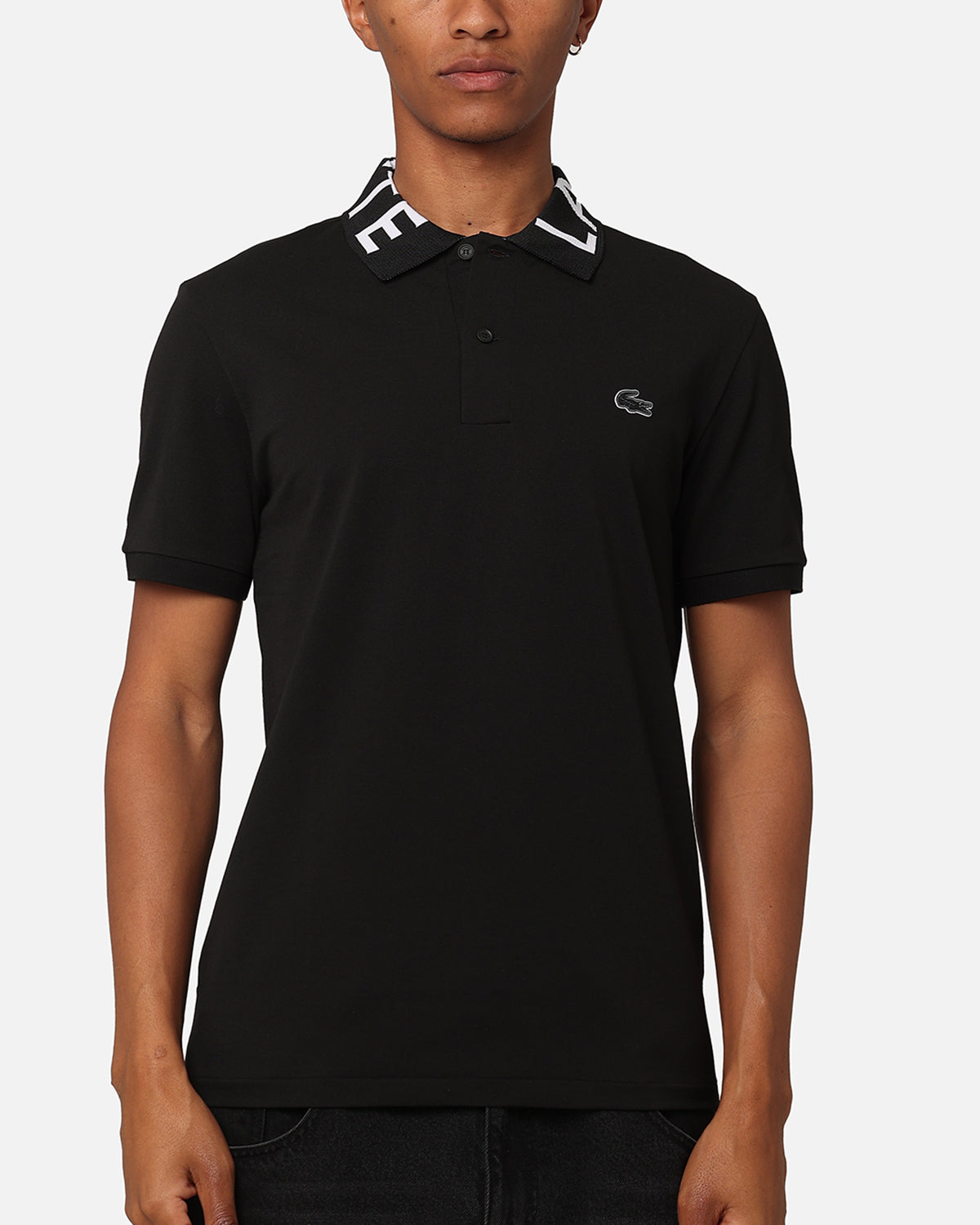 Lacoste Active Slim Fit Polo T-Shirt Black Style001