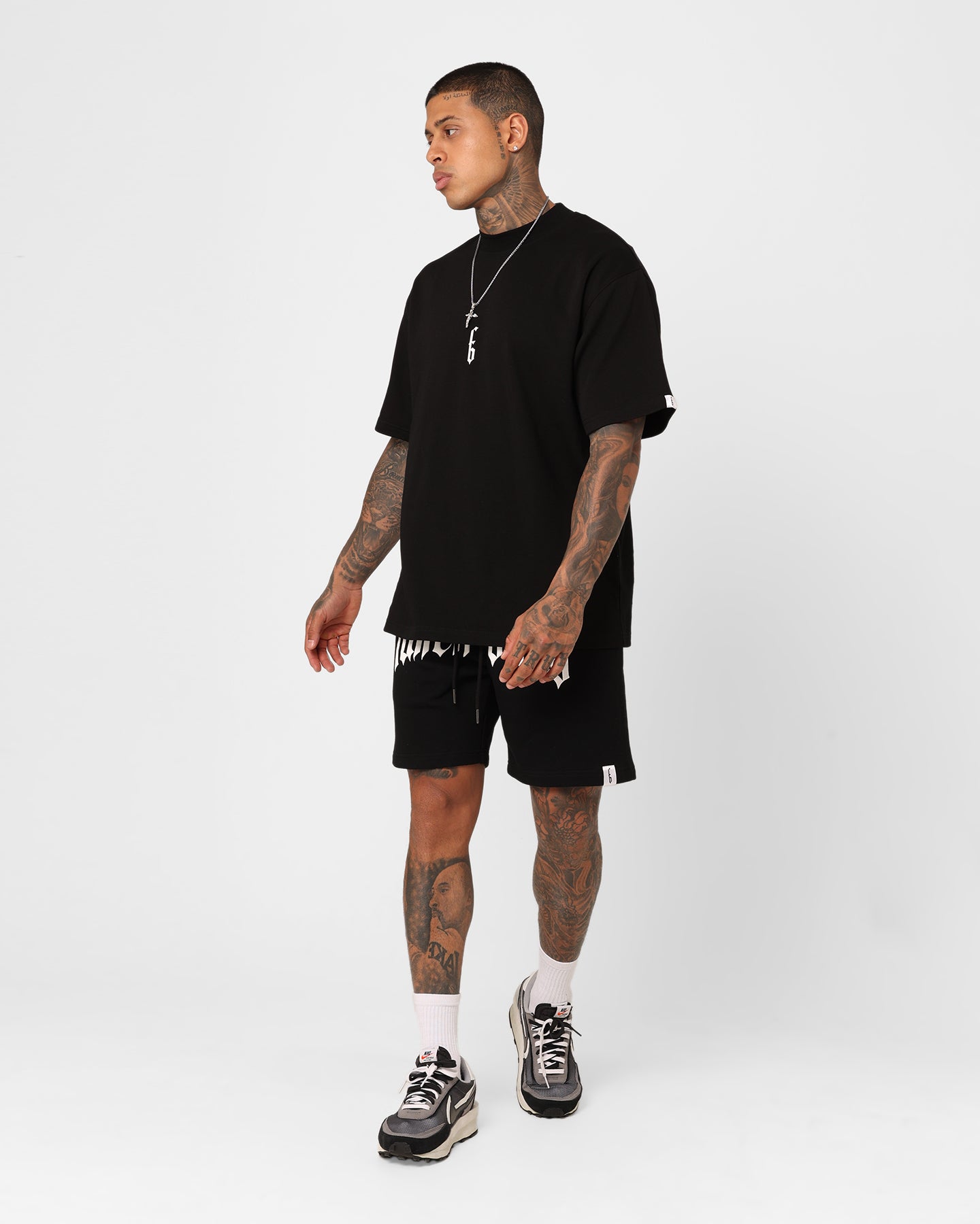 Fallen Breed Monogram T-Shirt Black/White