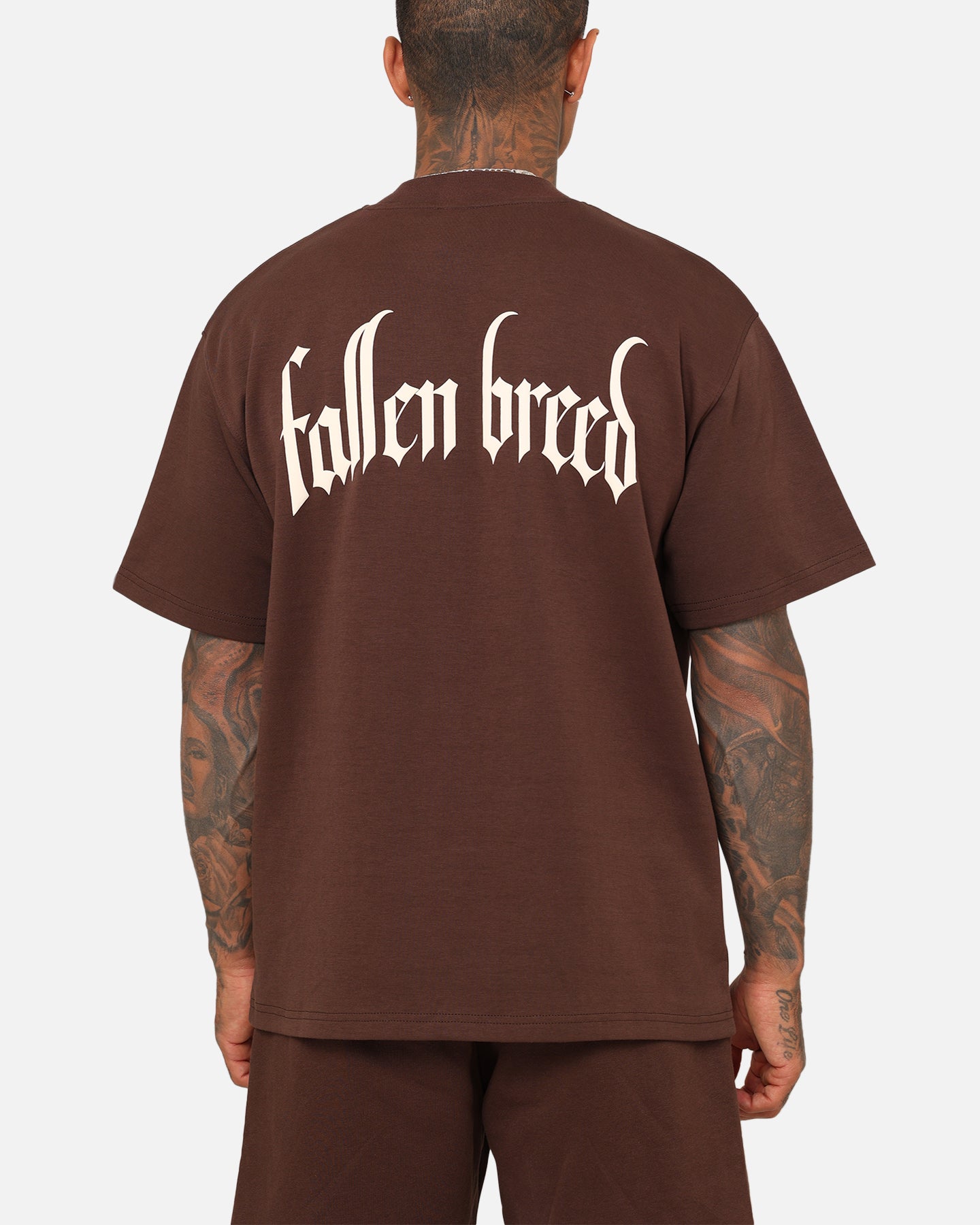 Fallen Breed Monogram T-Shirt Brown/Off White