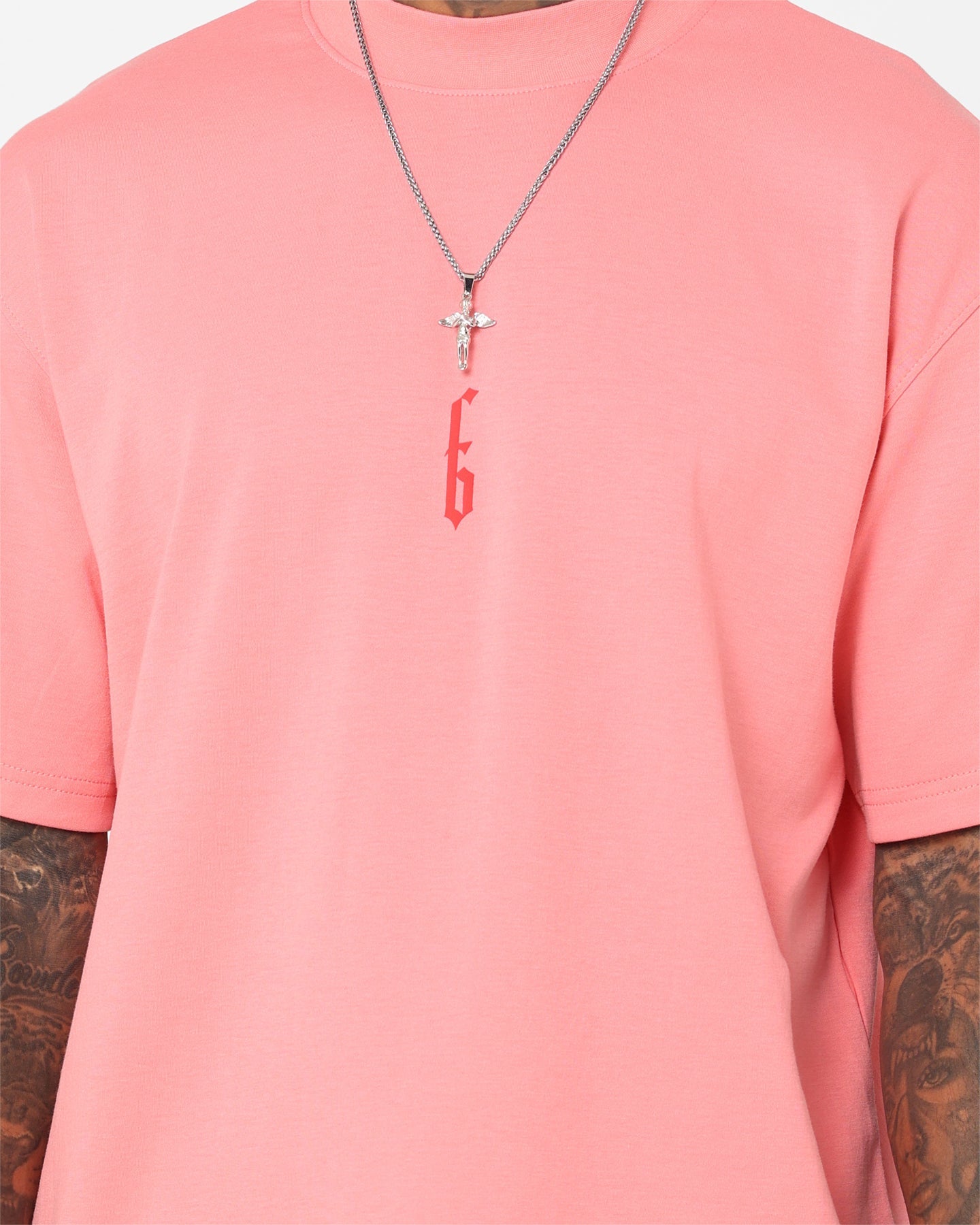 Fallen Breed Monogram T-Shirt Pink/Red