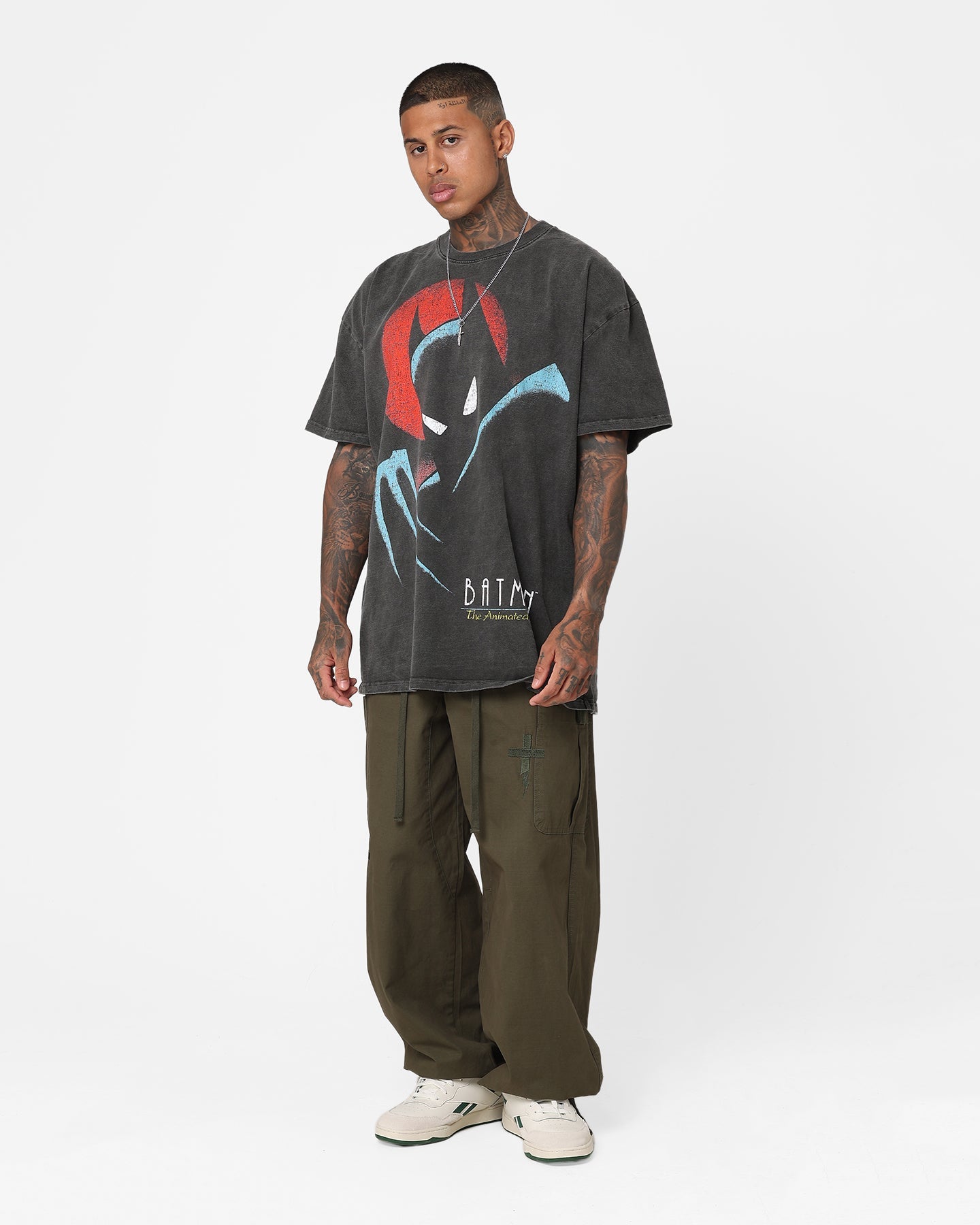 American Thrift X DC 1993 Batman Heavyweight Vintage T-Shirt Black Wash