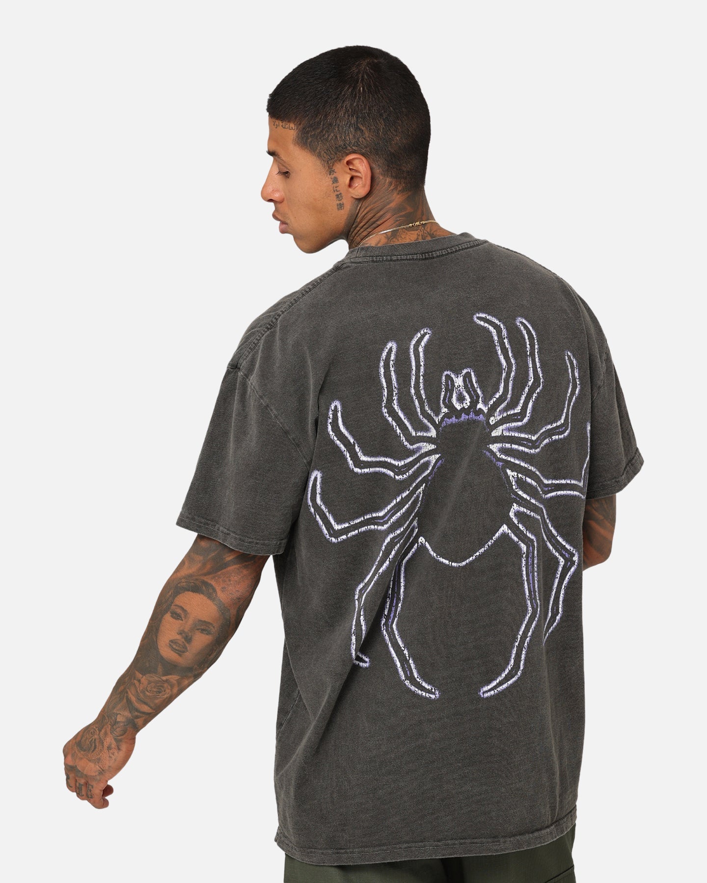 Goat Crew X Hunter X Hunter Hisoka Heavyweight Vintage T-Shirt Black Wash