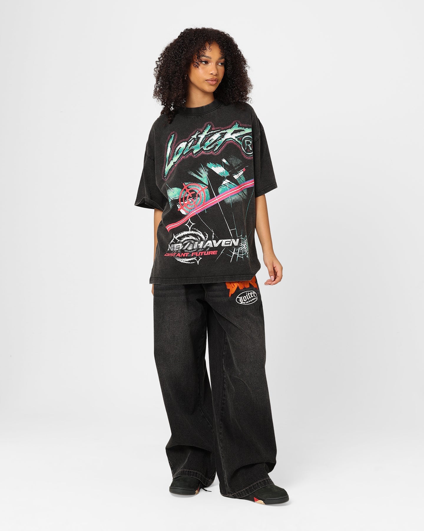 Loiter New Haven Vintage T-Shirt Vintage Black Style001