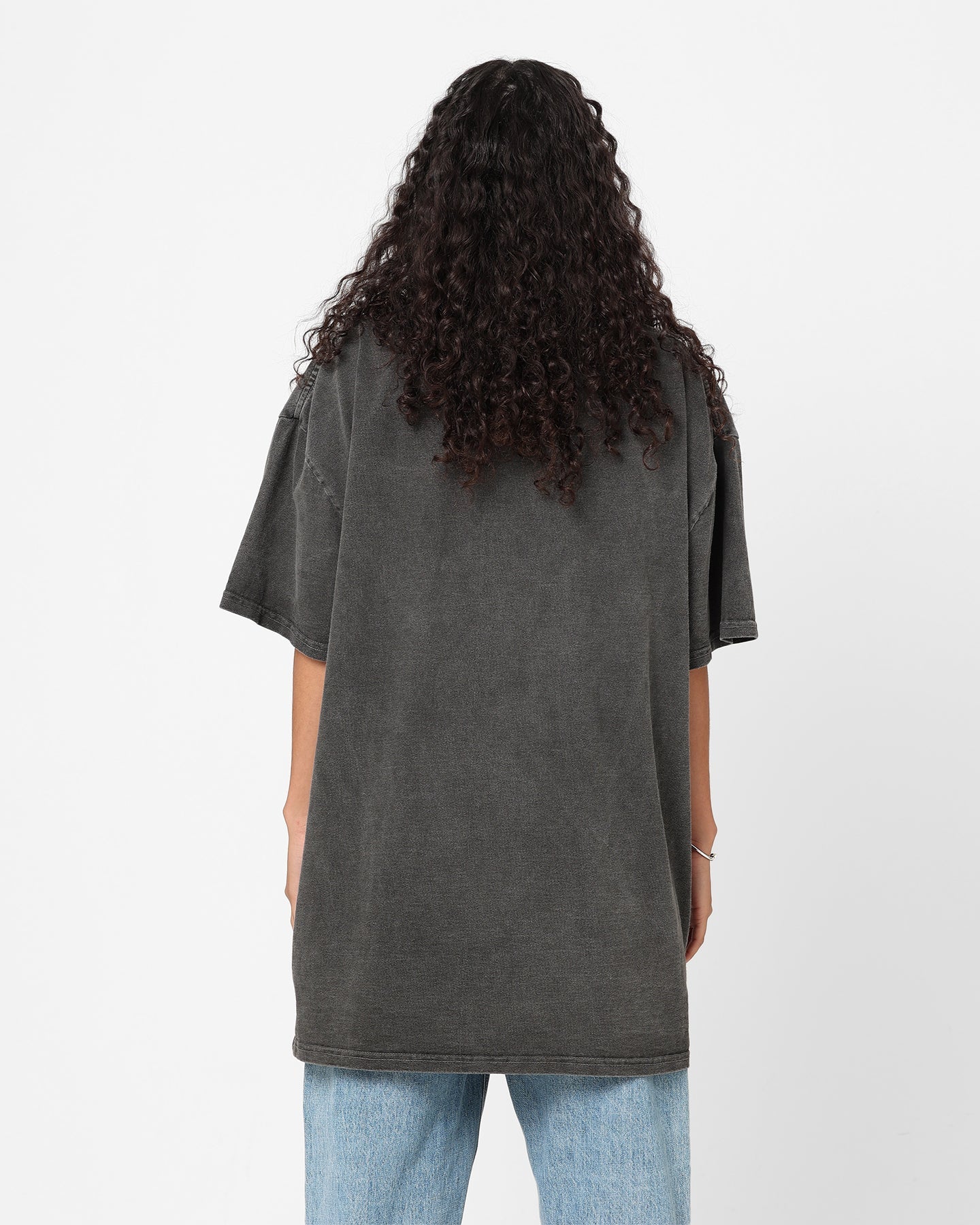 American Thrift X Warner Bros. Daffywise Heavyweight Vintage T-Shirt Black Wash Style001