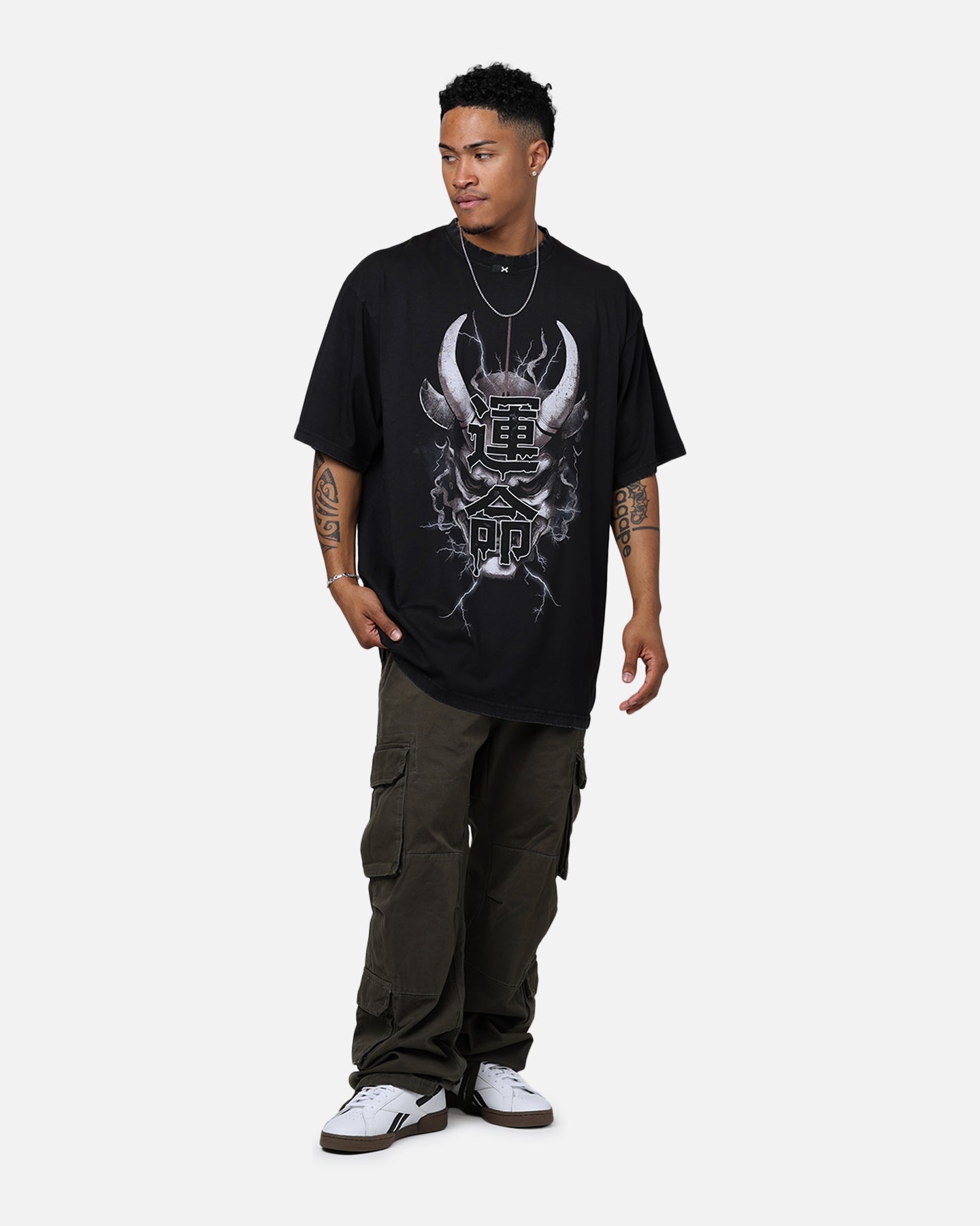 DXXMLIFE Psychx Vintage T-Shirt Vintage Black