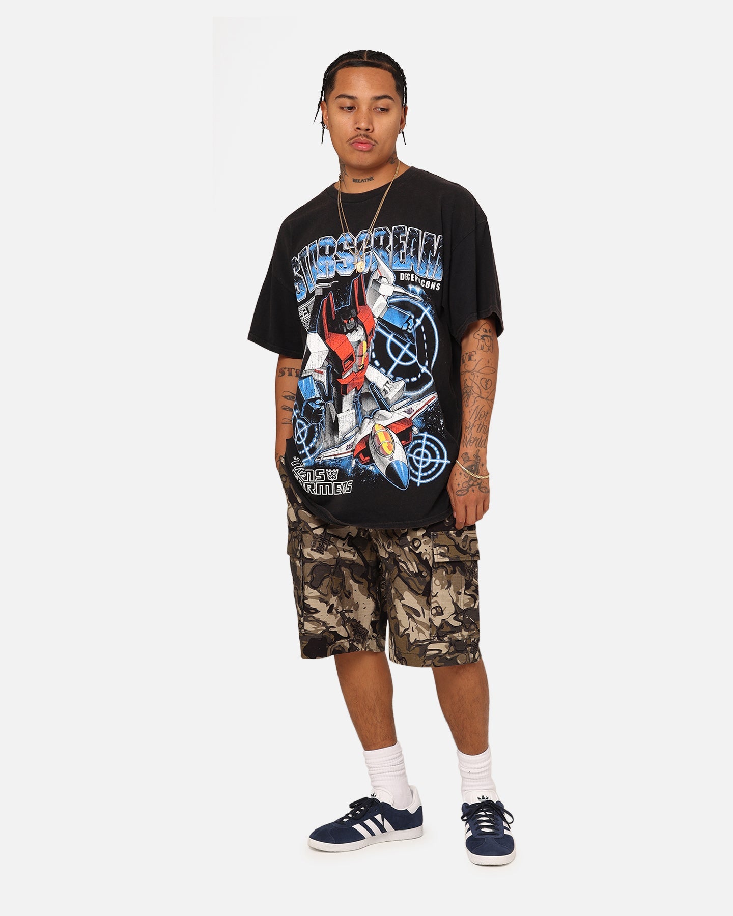 Goat Crew X Transformers Starscream Vintage T-Shirt Black Wash