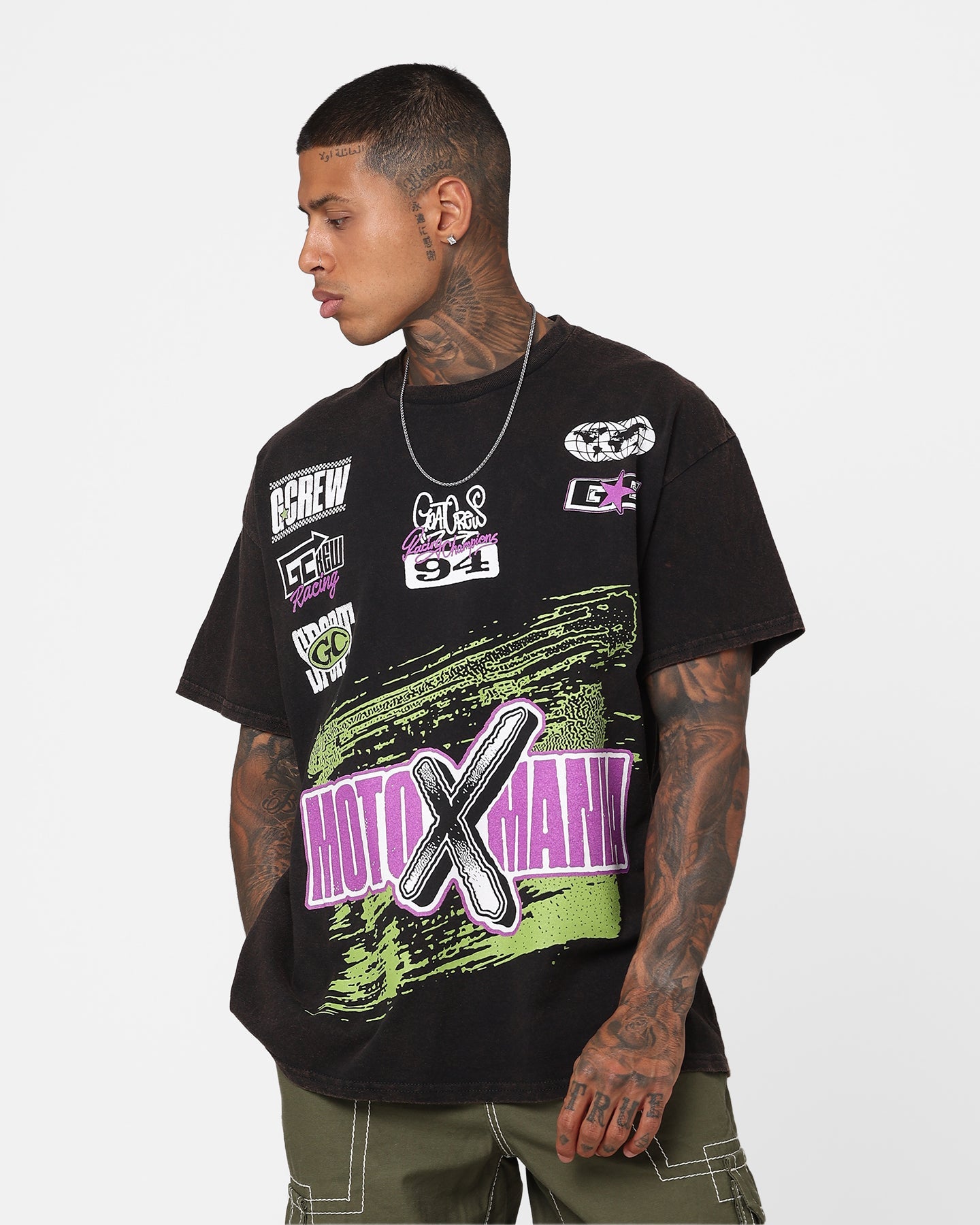 Goat Crew Moto X Mania T-Shirt Black