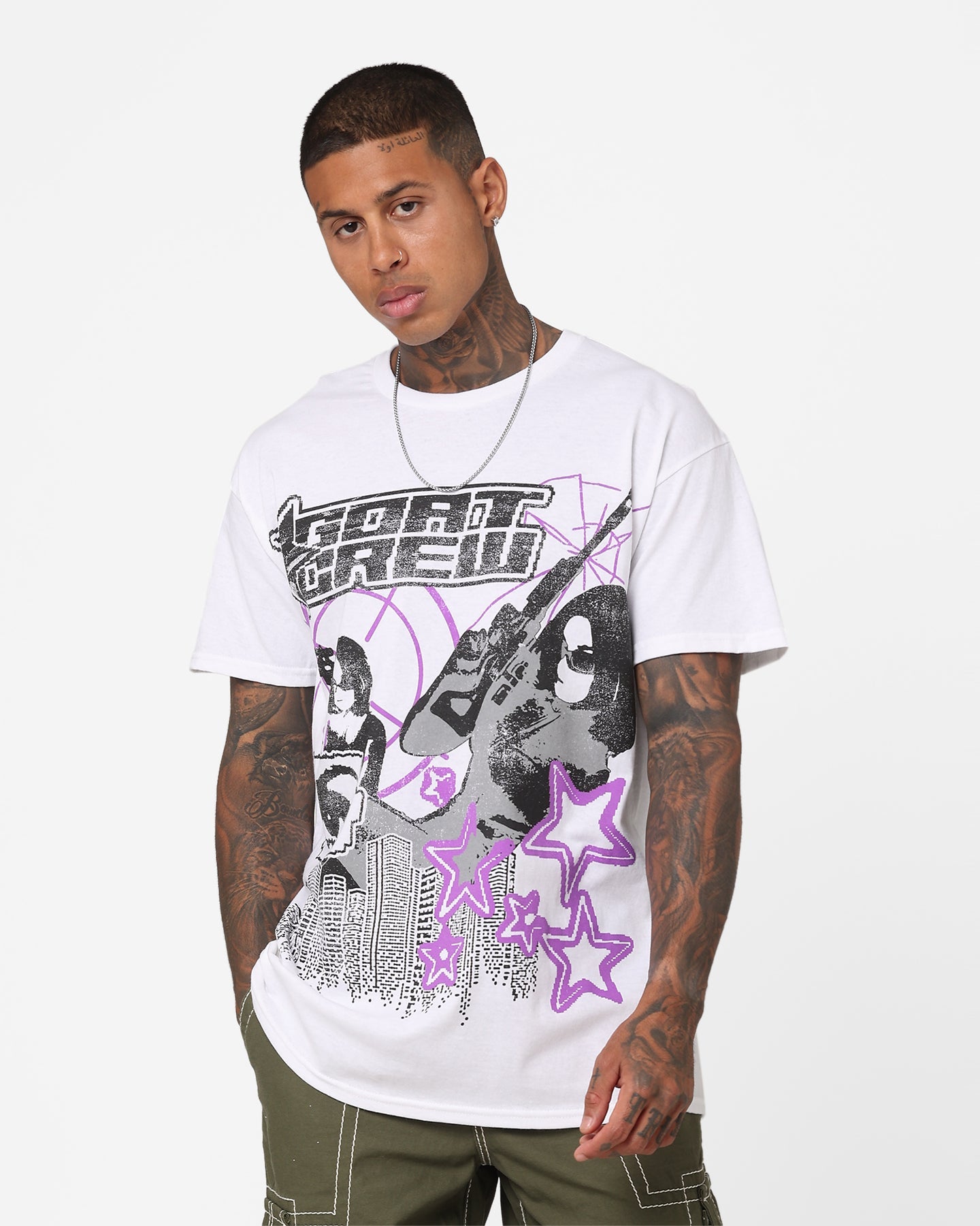 Goat Crew Straight Shot T-Shirt White
