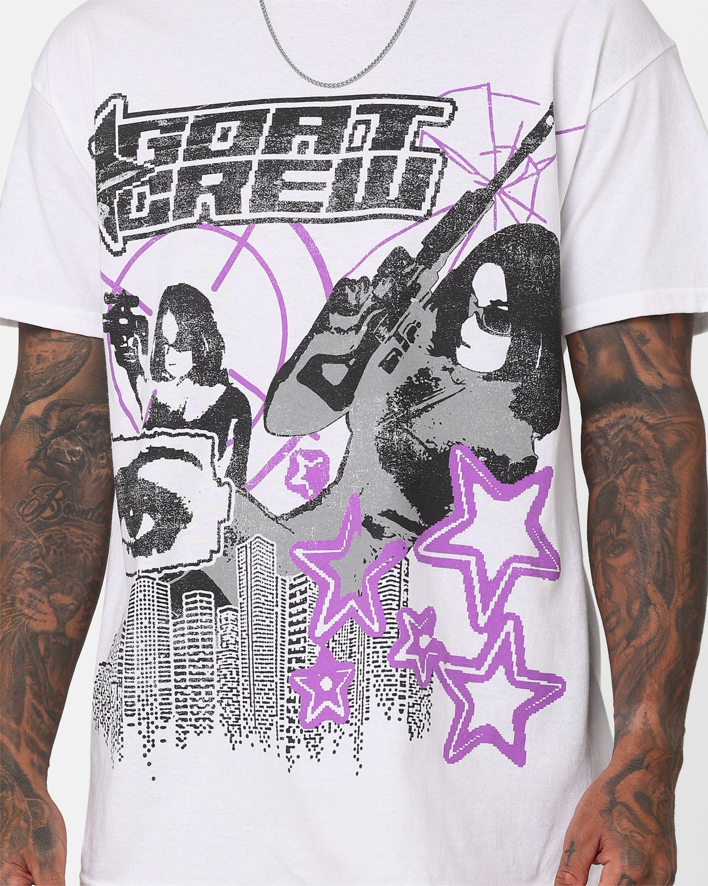 Goat Crew Straight Shot T-Shirt White