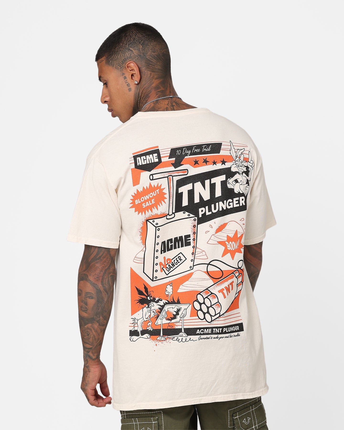 Goat Crew Acme TNT T-Shirt Off White