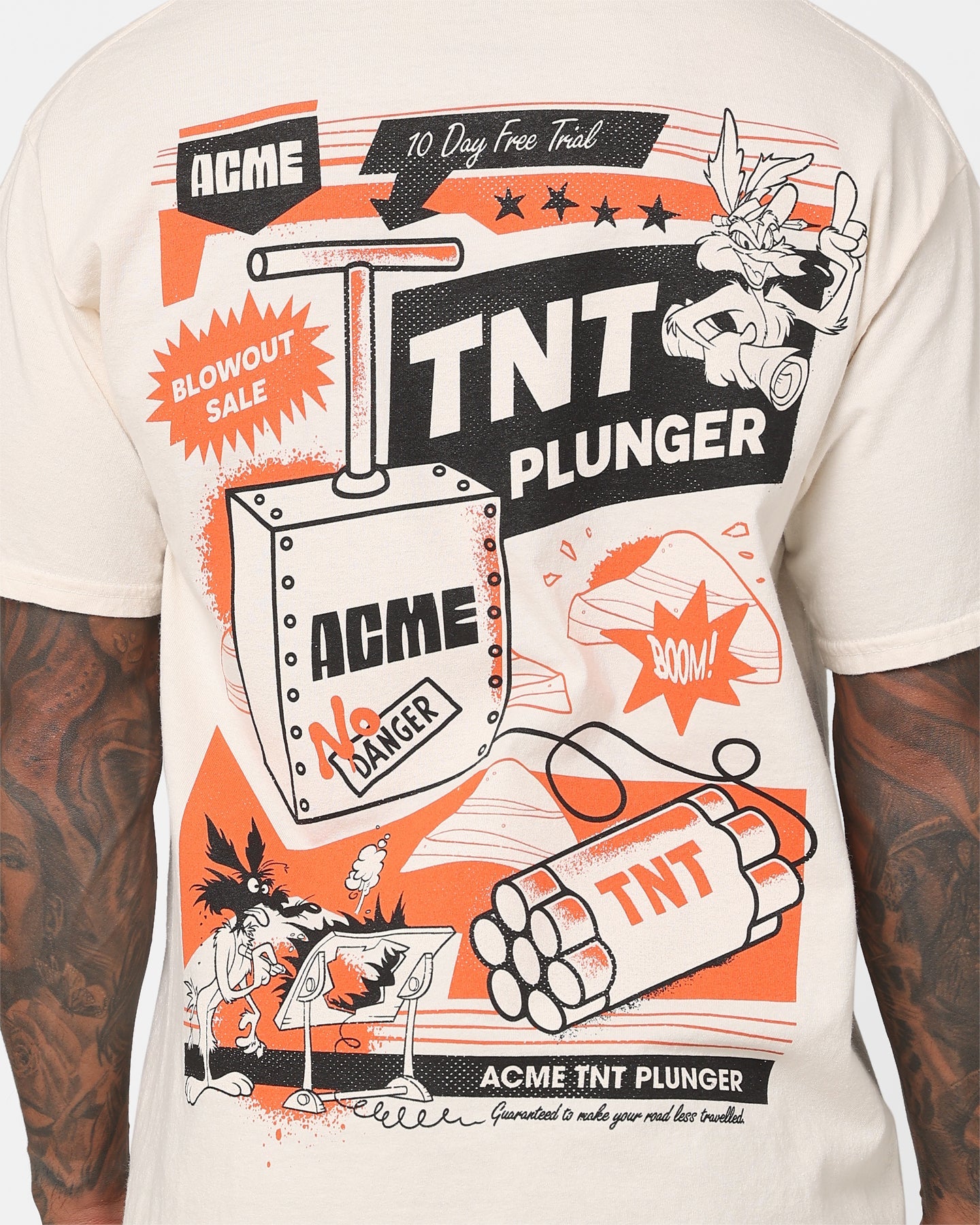Goat Crew Acme TNT T-Shirt Off White