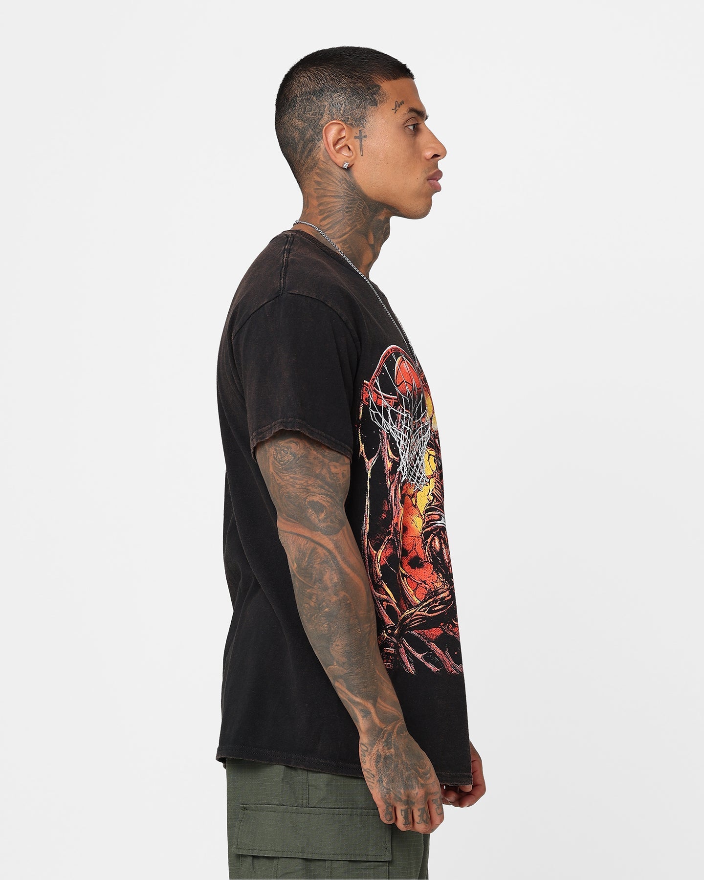 Goat Crew Dead Dunk T-Shirt Black Wash
