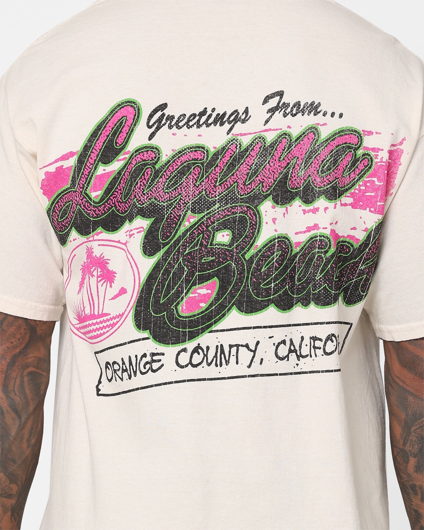 Goat Crew Laguna Beach T-Shirt Off White