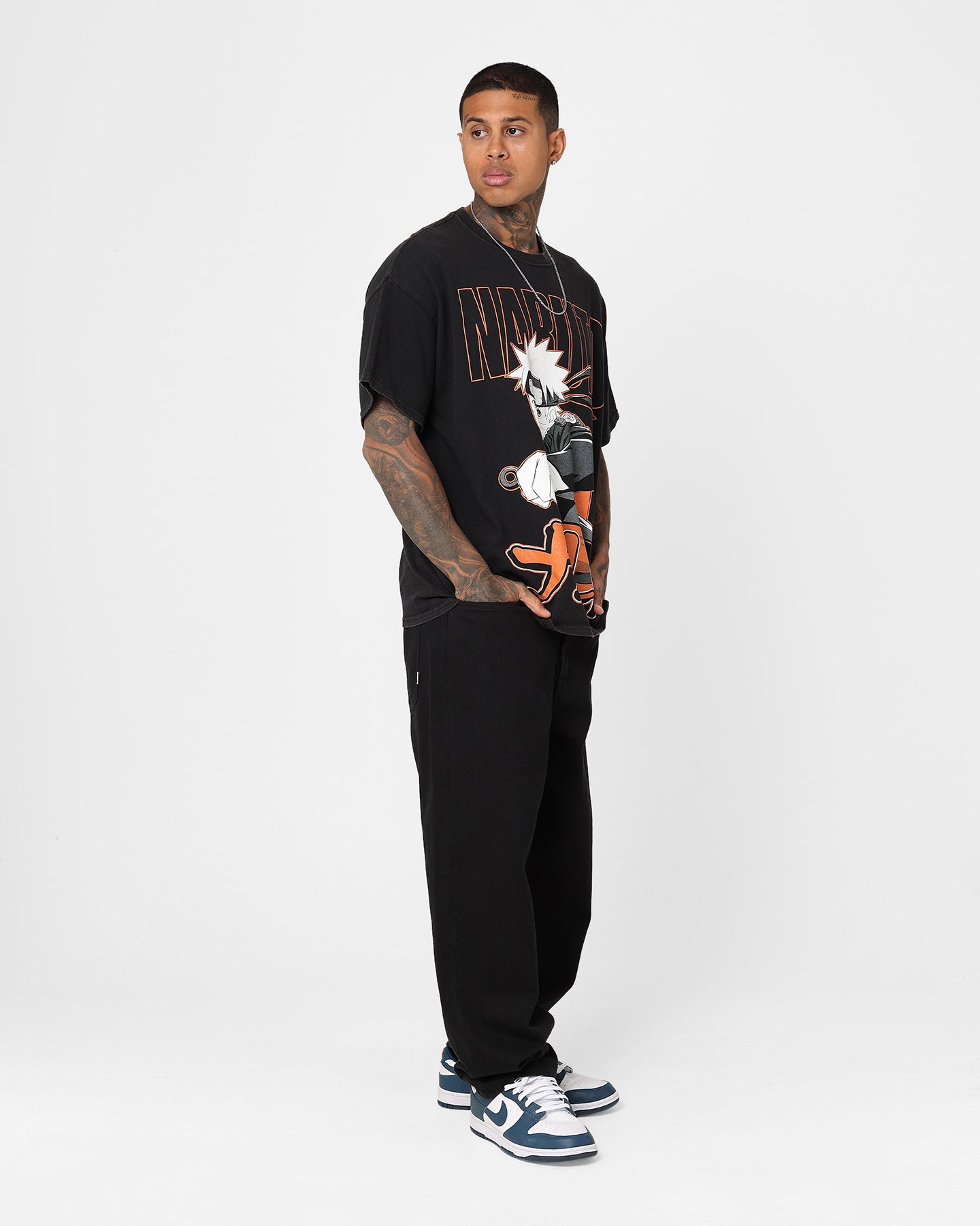 Goat Crew X Naruto Naruto Vintage T-Shirt Black Wash