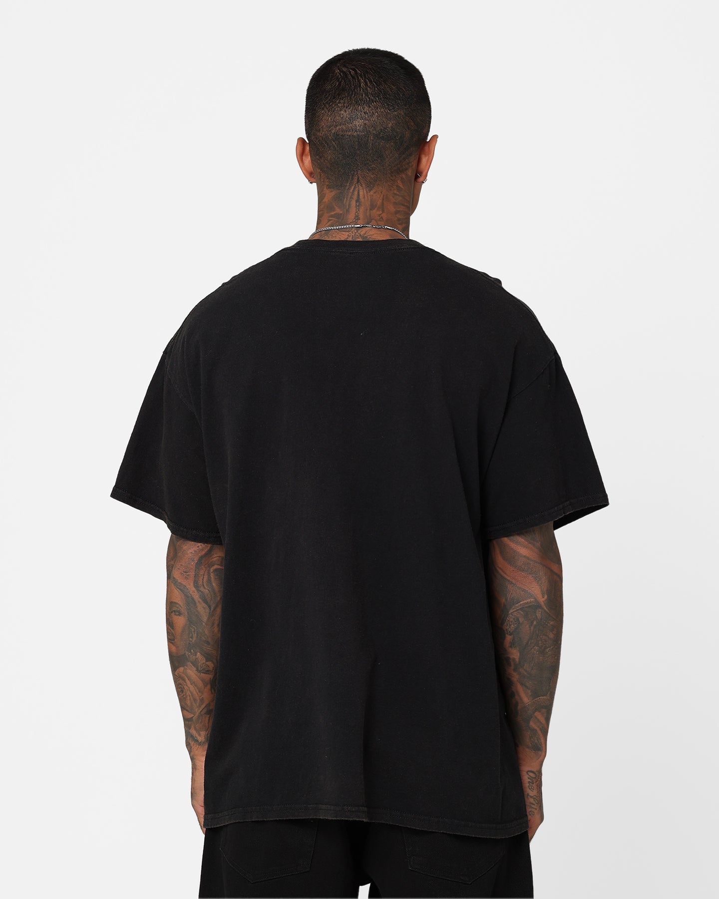 Goat Crew X Naruto Sasuke Vintage T-Shirt Black Wash