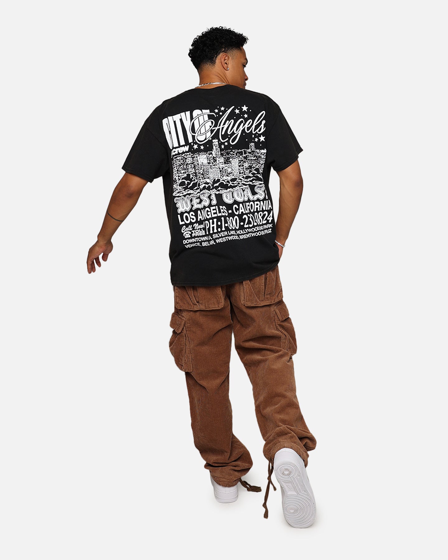 Goat Crew The City Of Angels T-Shirt Black Wash