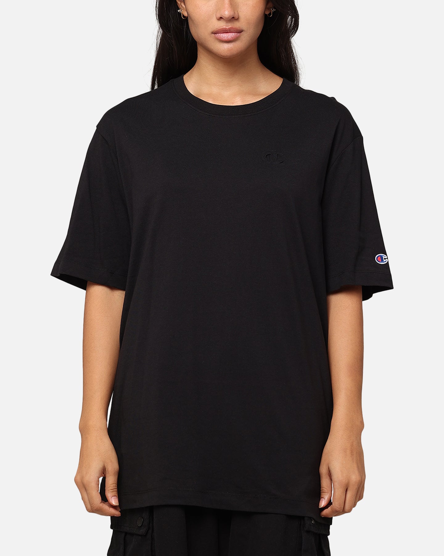 Champion Rochester Tech T-Shirt Black Style001