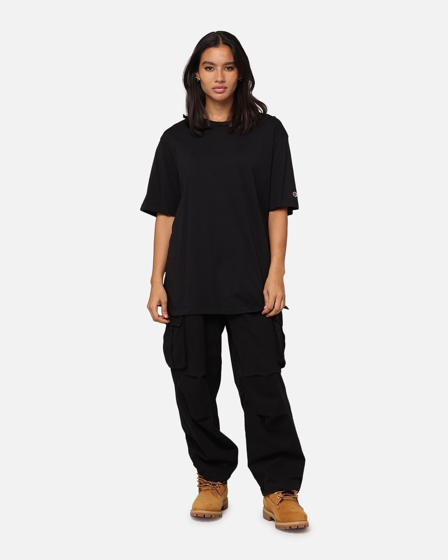 Champion Rochester Tech T-Shirt Black Style001
