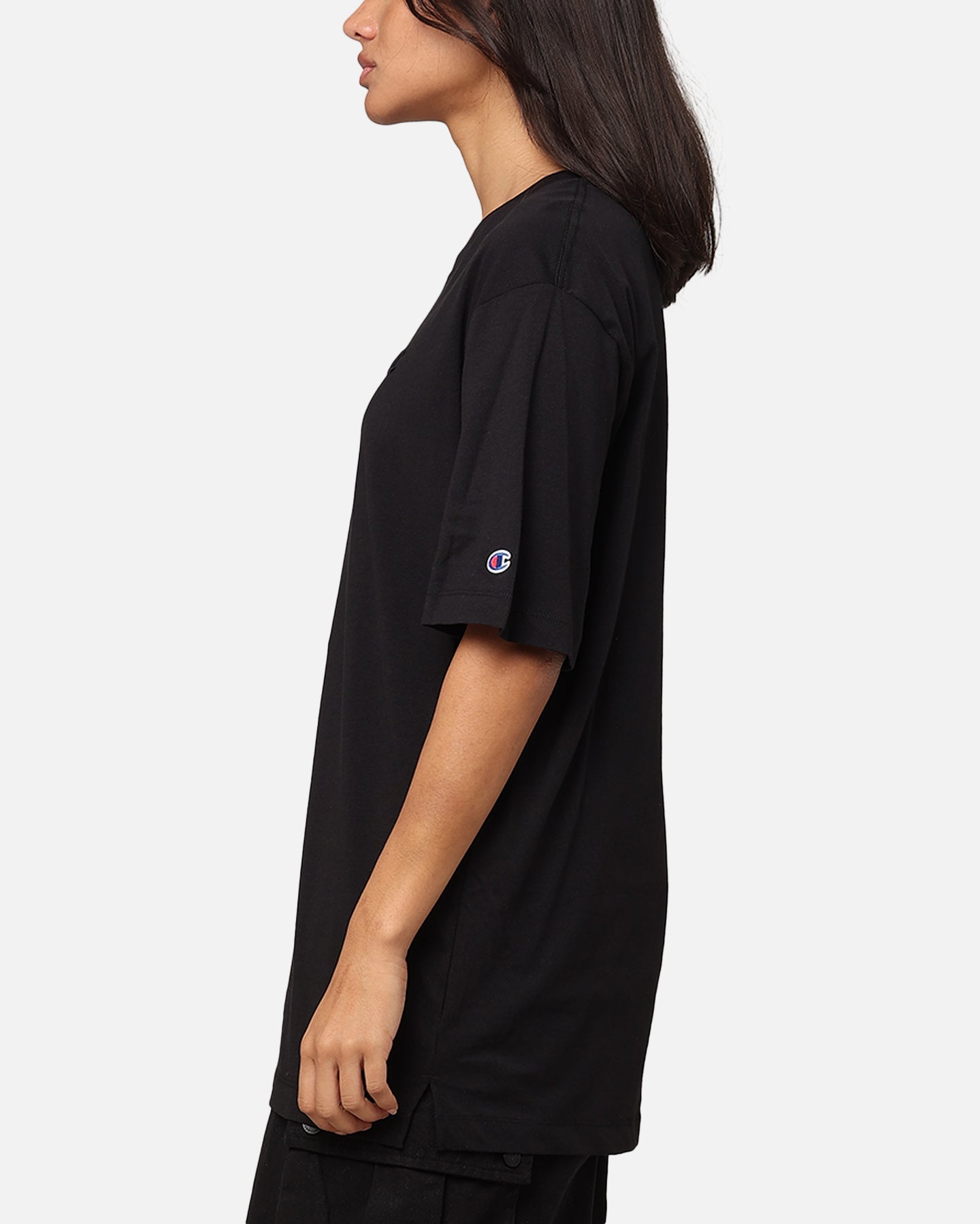 Champion Rochester Tech T-Shirt Black Style001