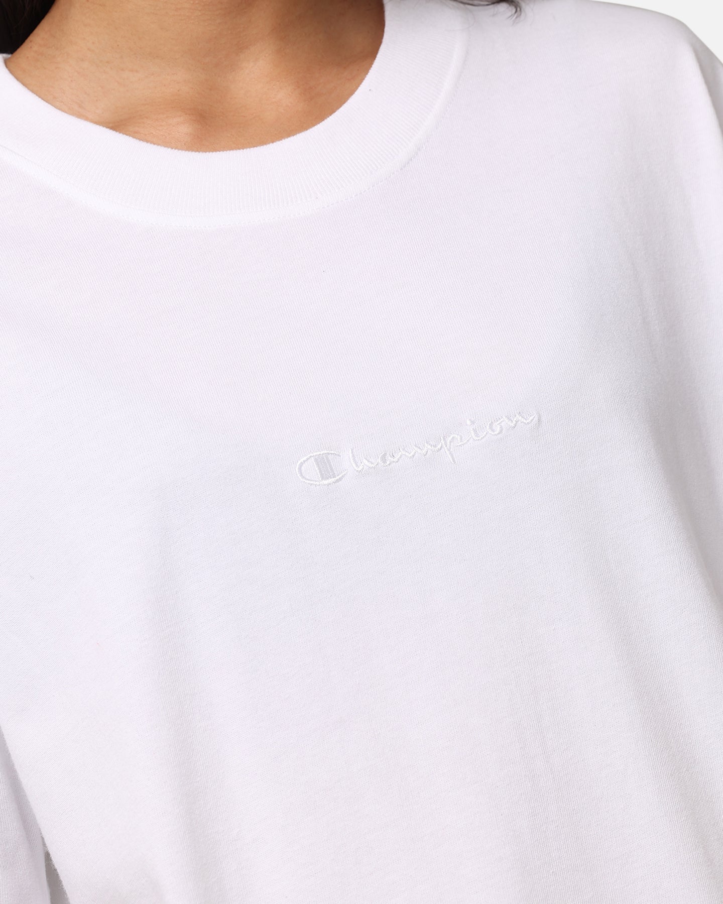 Champion Heritage New Script T-Shirt White Style001