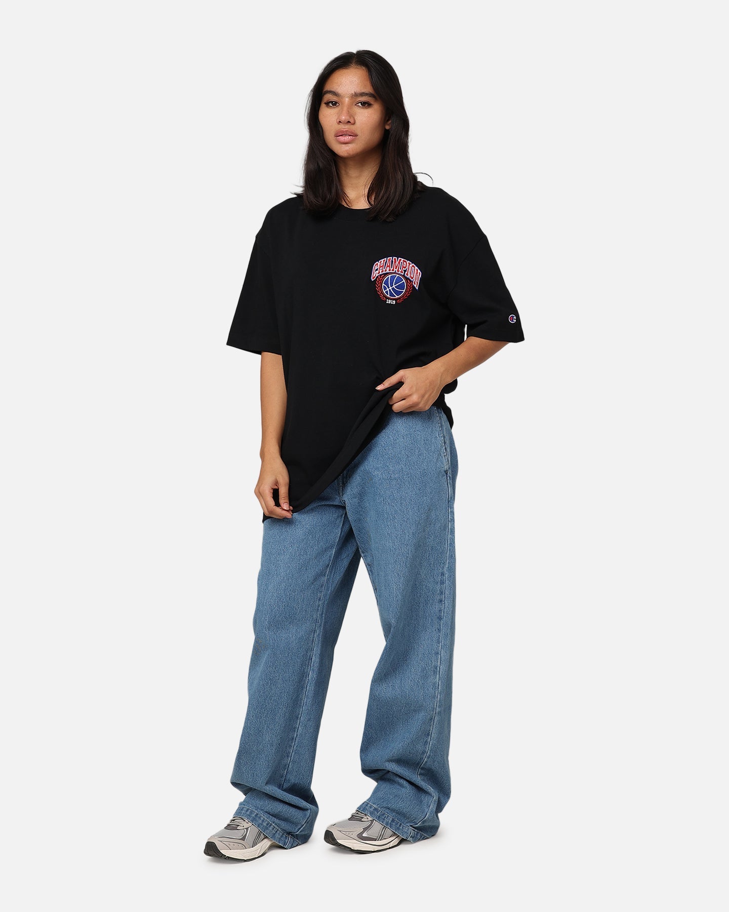 Champion Heritage Field Basketball T-Shirt Black Style001