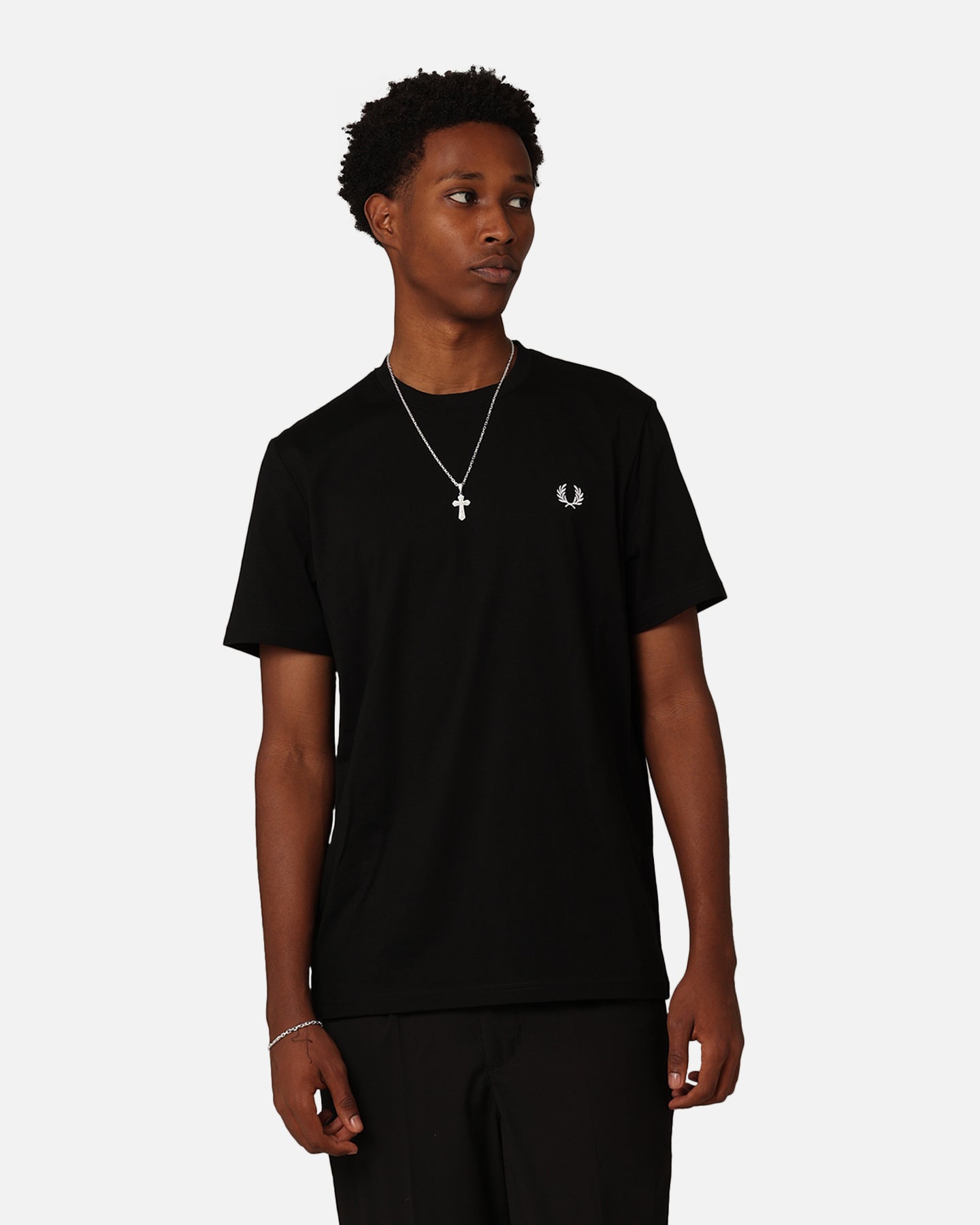 Fred Perry Back Graphic T-Shirt Black
