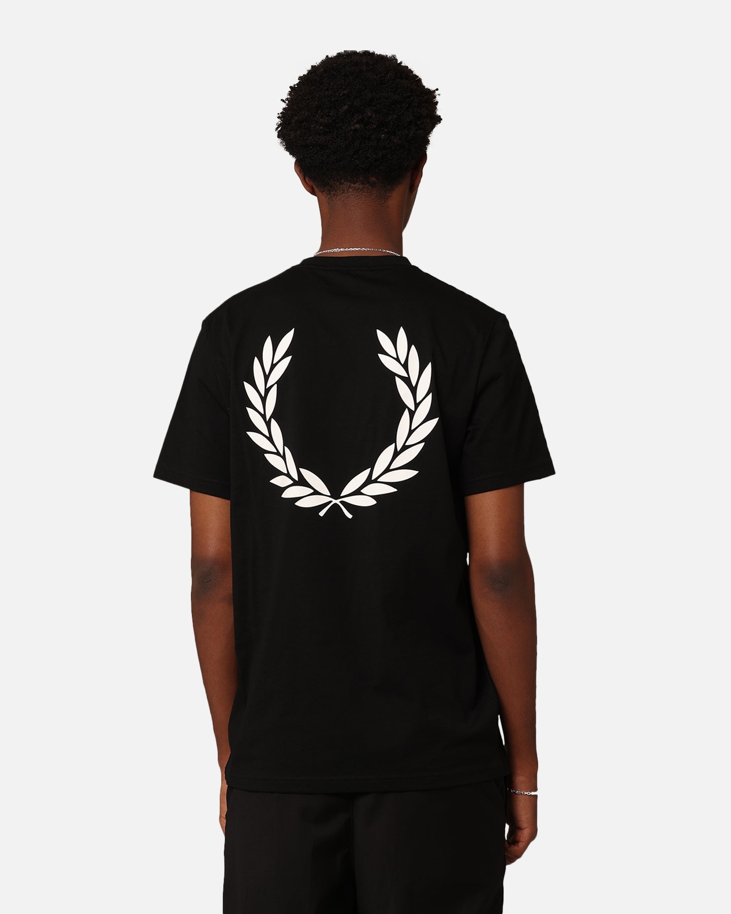 Fred Perry Back Graphic T-Shirt Black